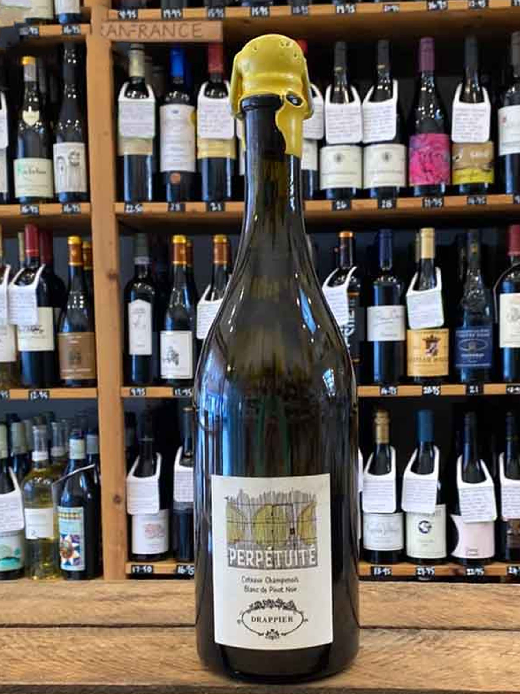 rượu champagne drappier perpétuité côteaux champenois white