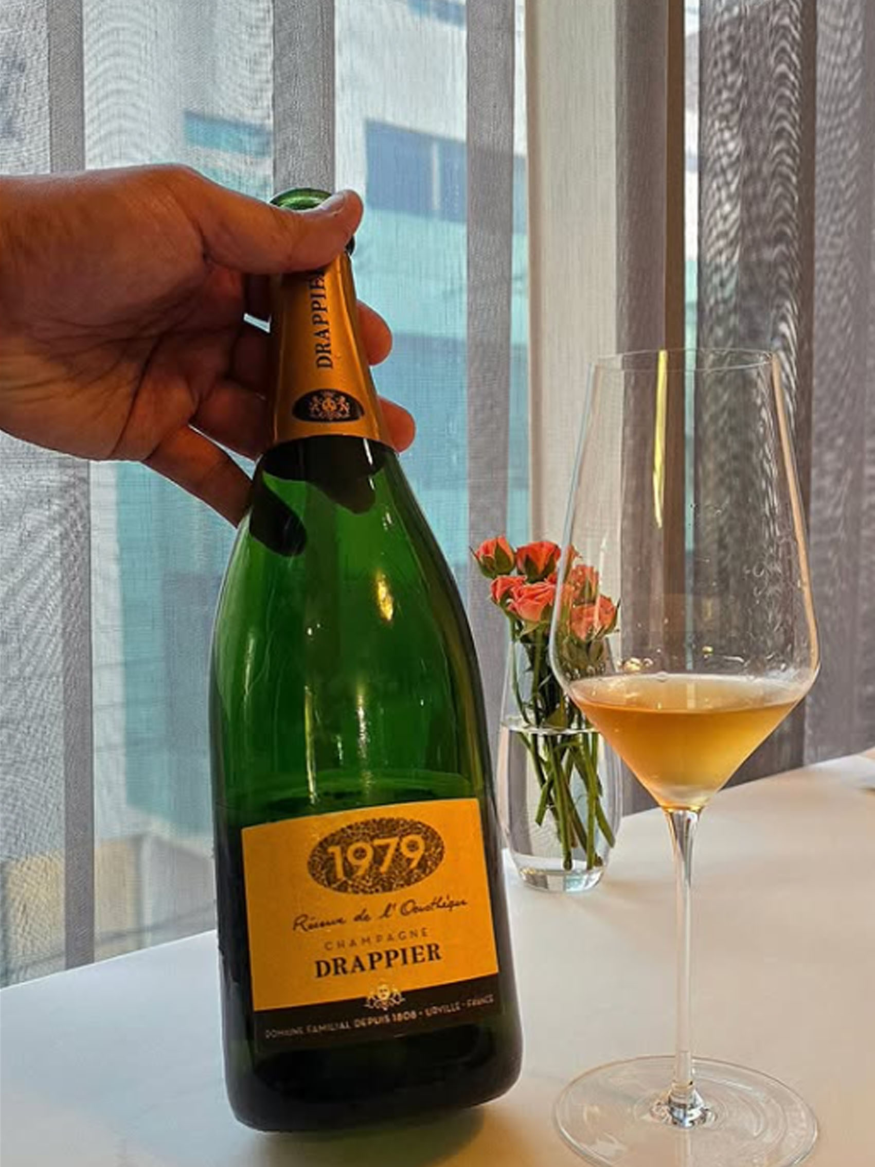 rượu champagne drappier réserve de l'oenothèque 1979