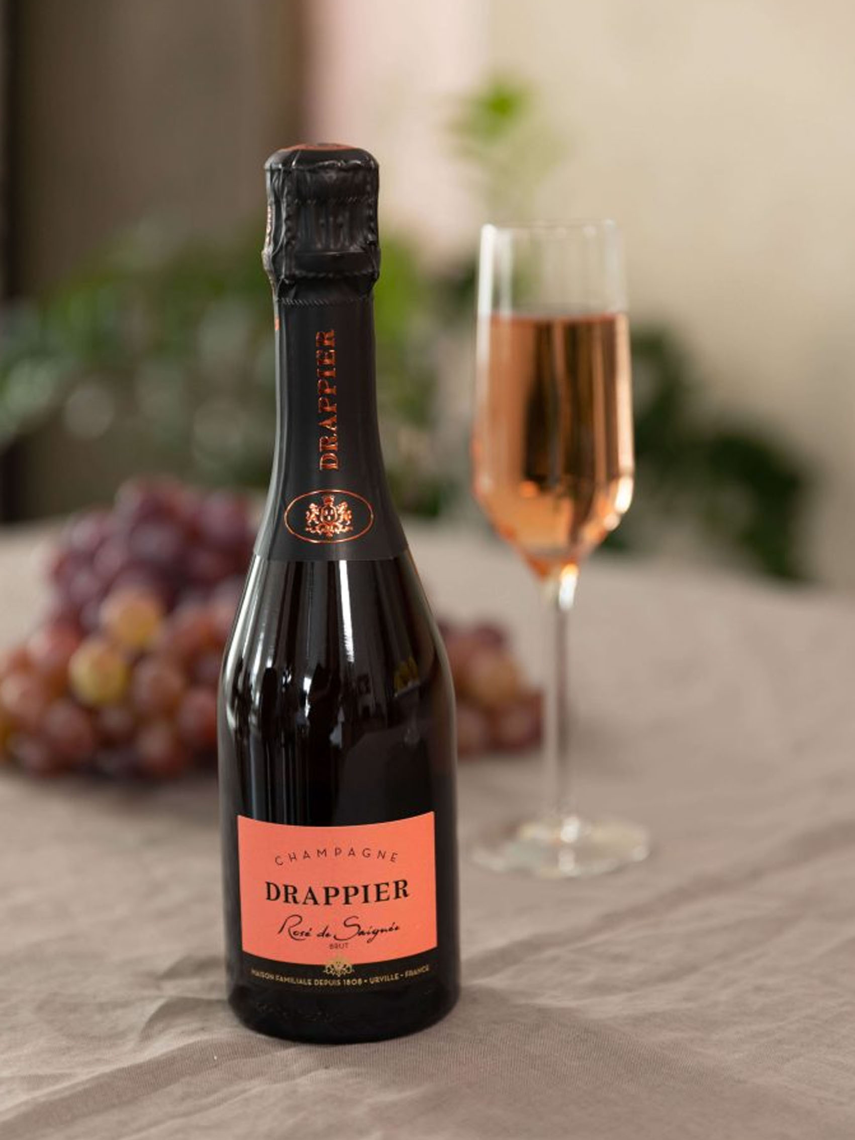 rượu champagne drappier rosé de saignée