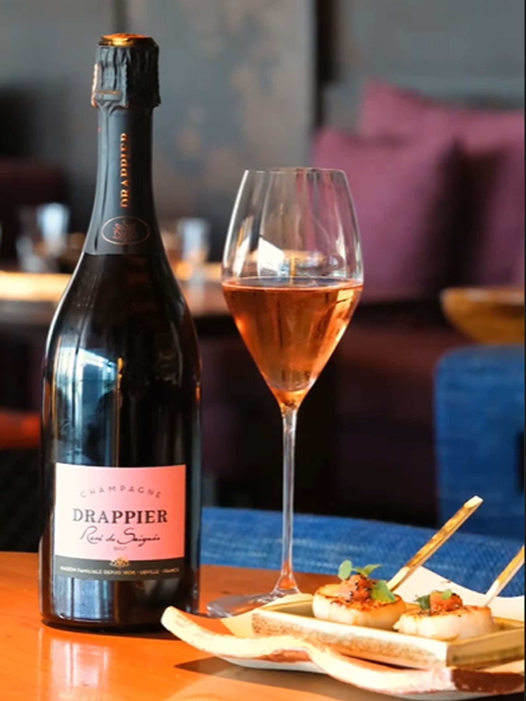 rượu champagne drappier rosé de saignée