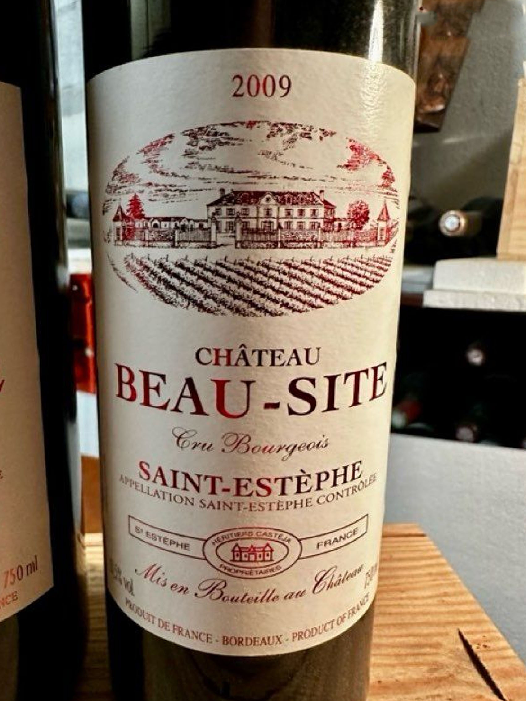 rượu vang chateau beau-site 2009