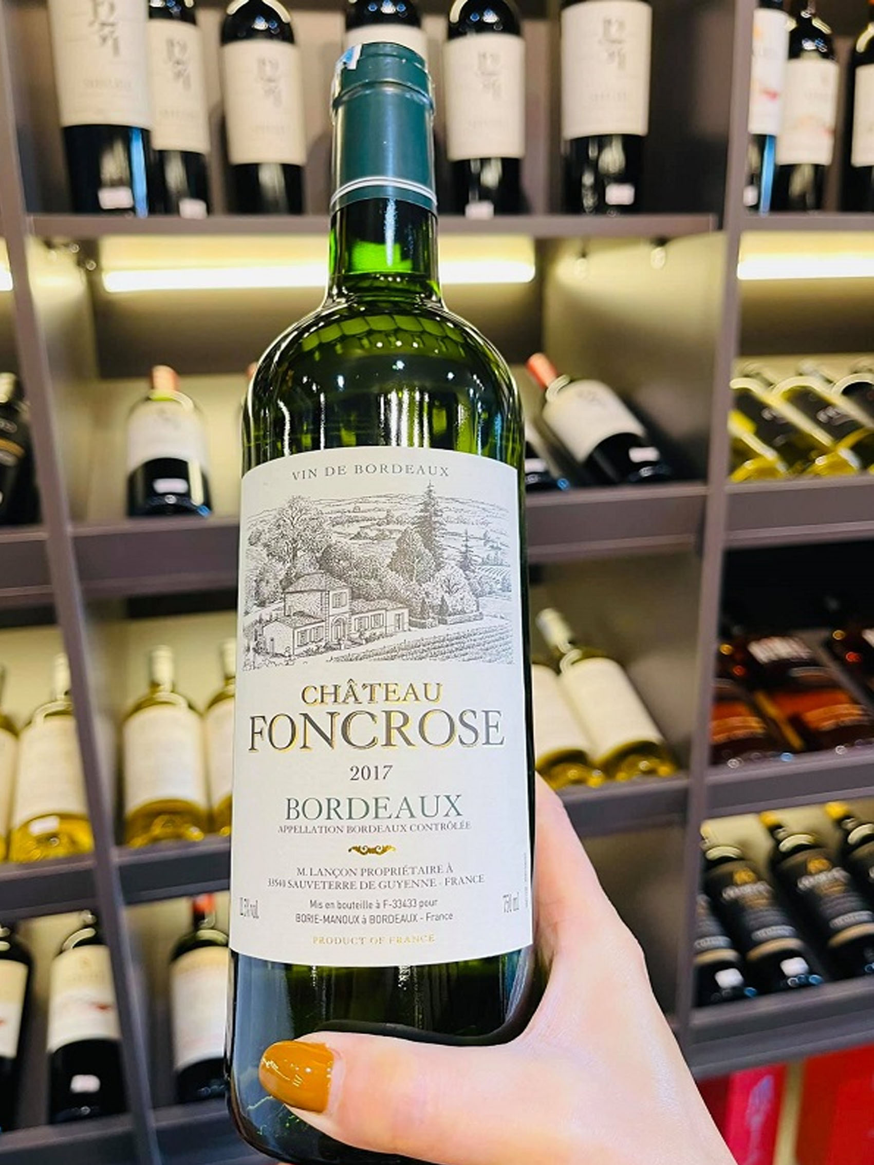 rượu vang château foncrosé blanc