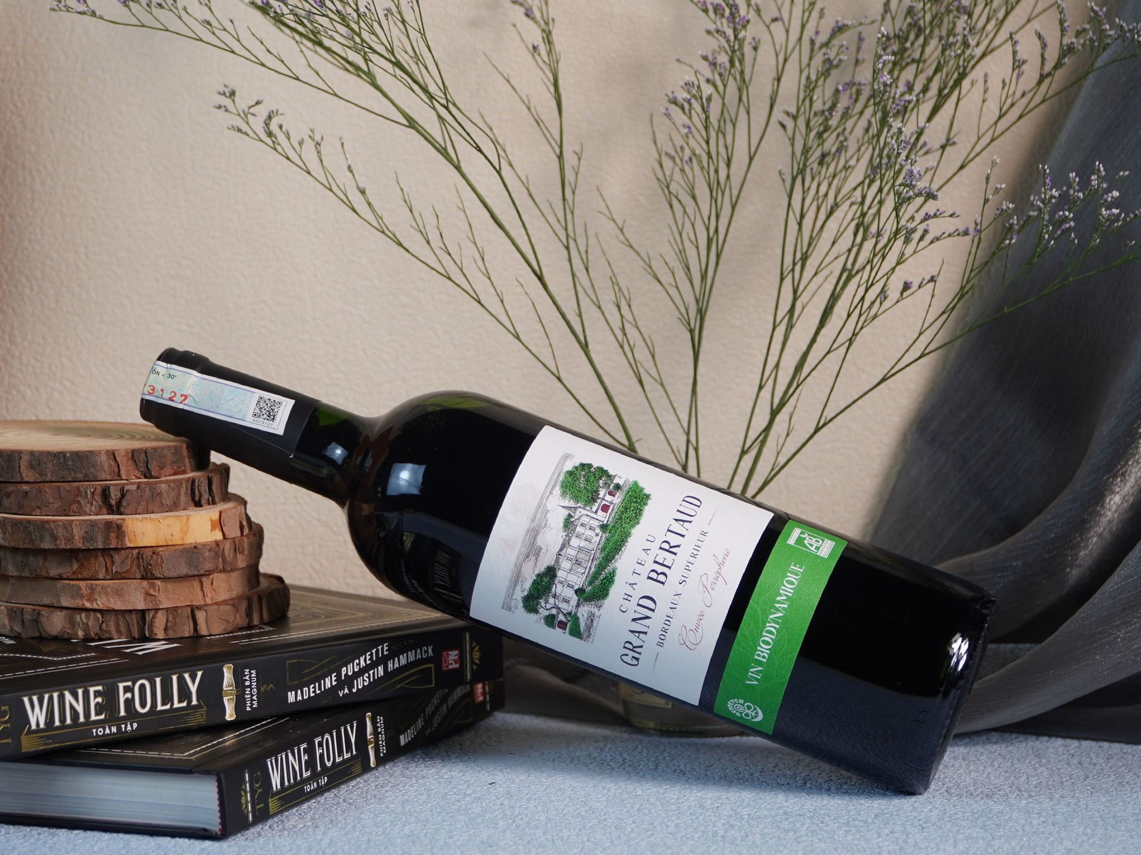 rượu vang château grand bertaud biodynamic