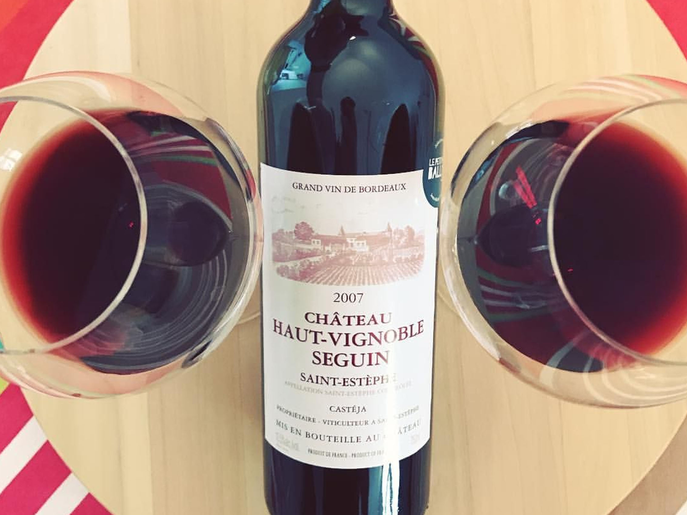 rượu vang château haut- vignoble seguin