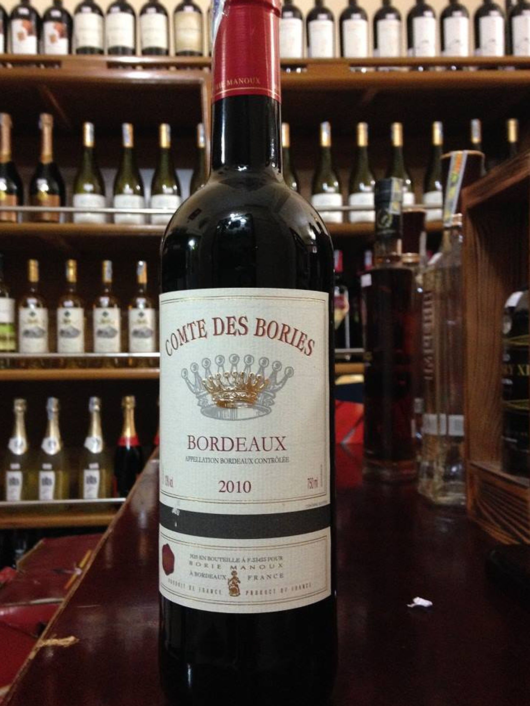 rượu vang comte des bories