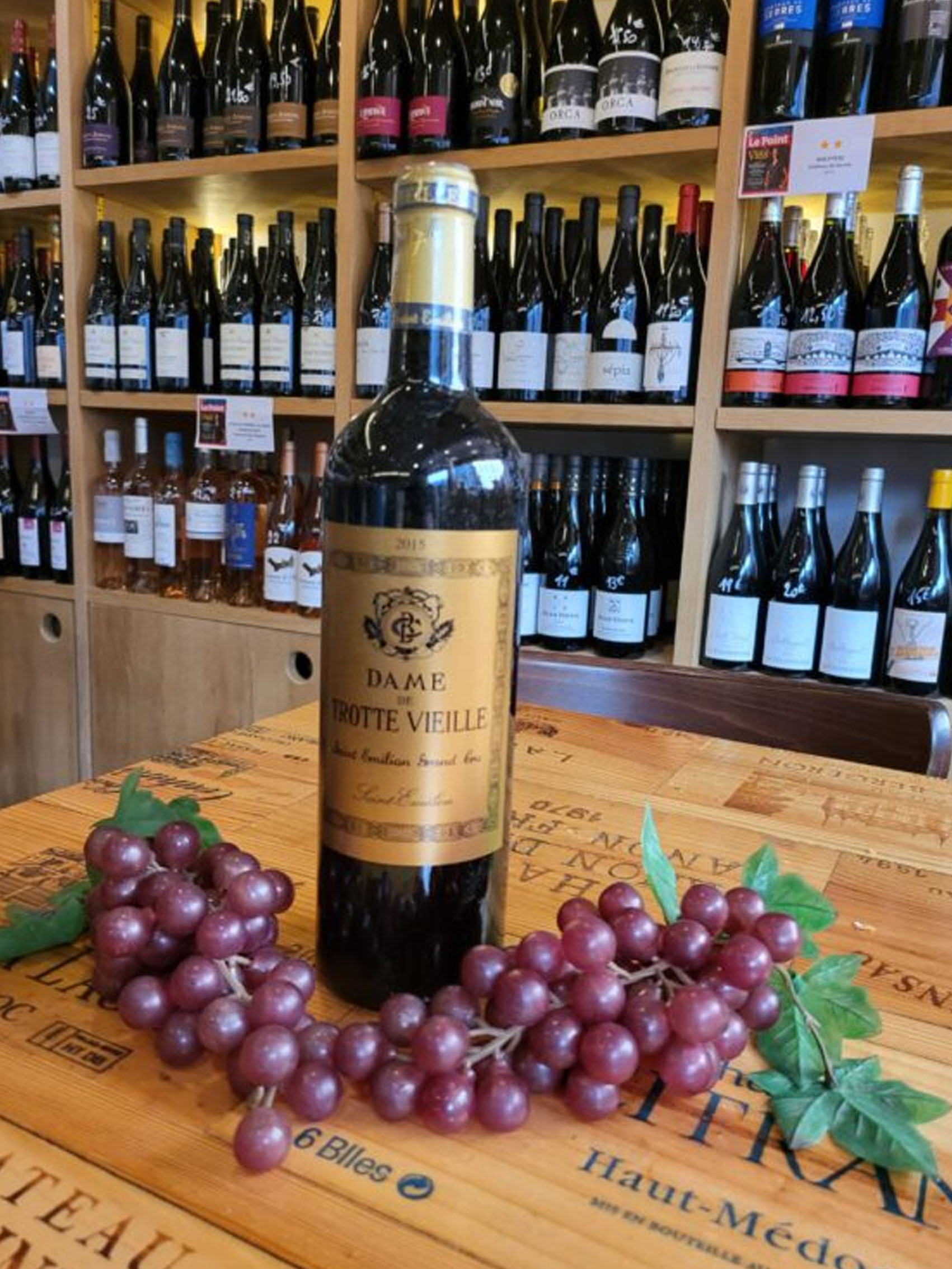 rượu vang la dame de trotte vieille