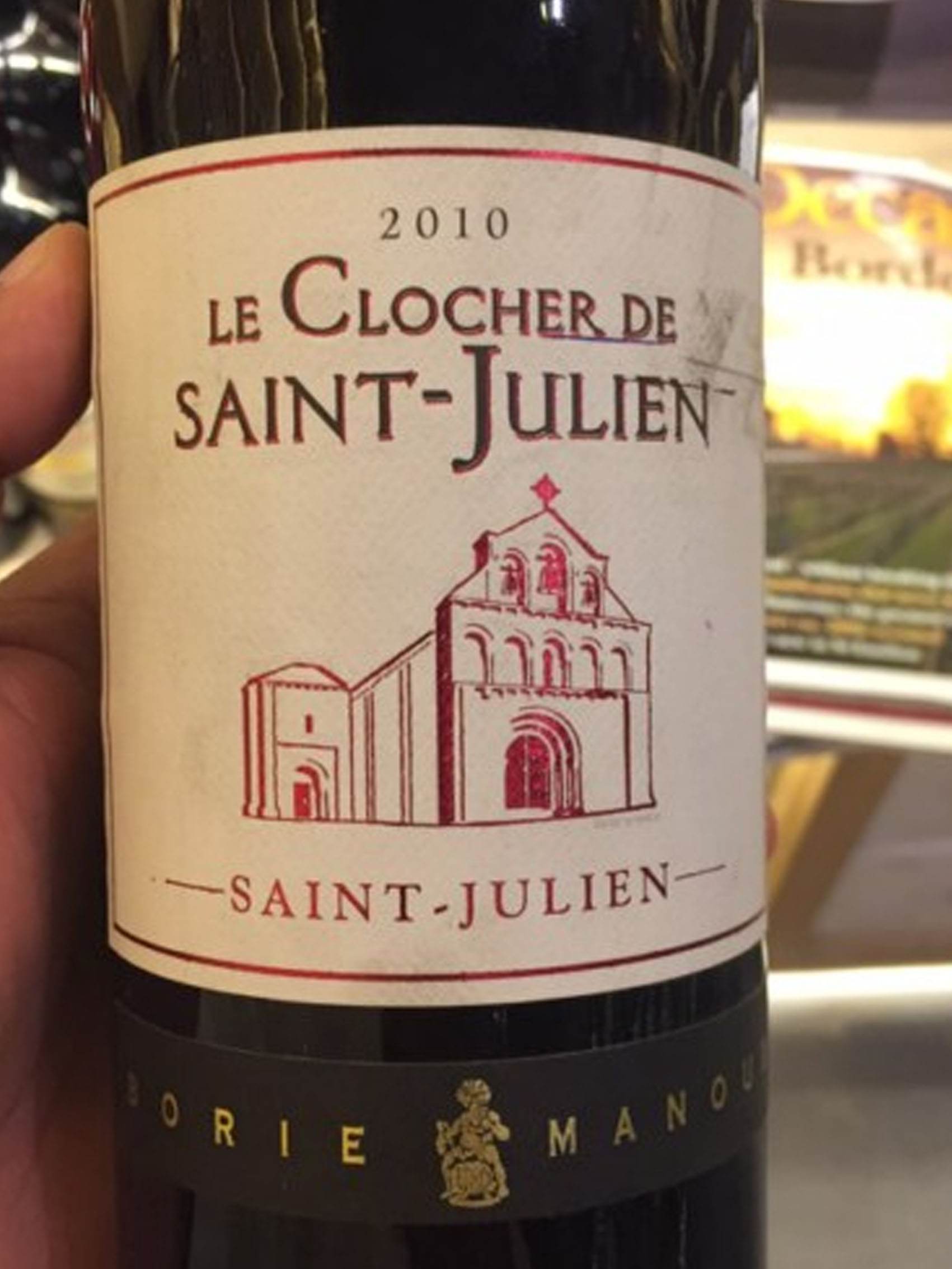 rượu vang le clocher de st julien
