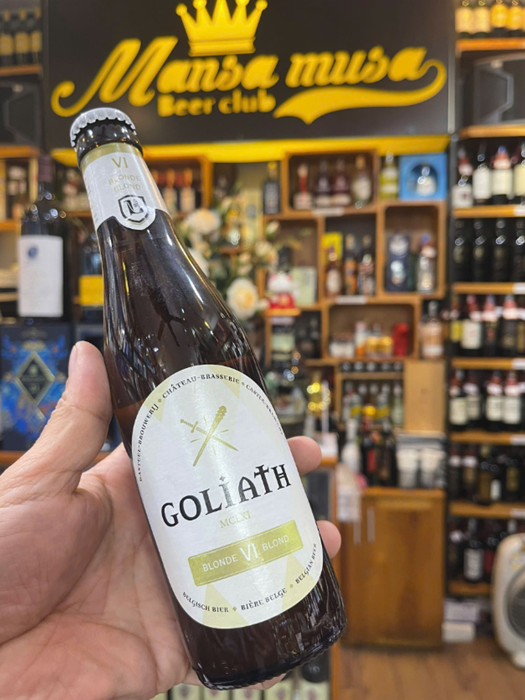 bia bỉ goliath blond