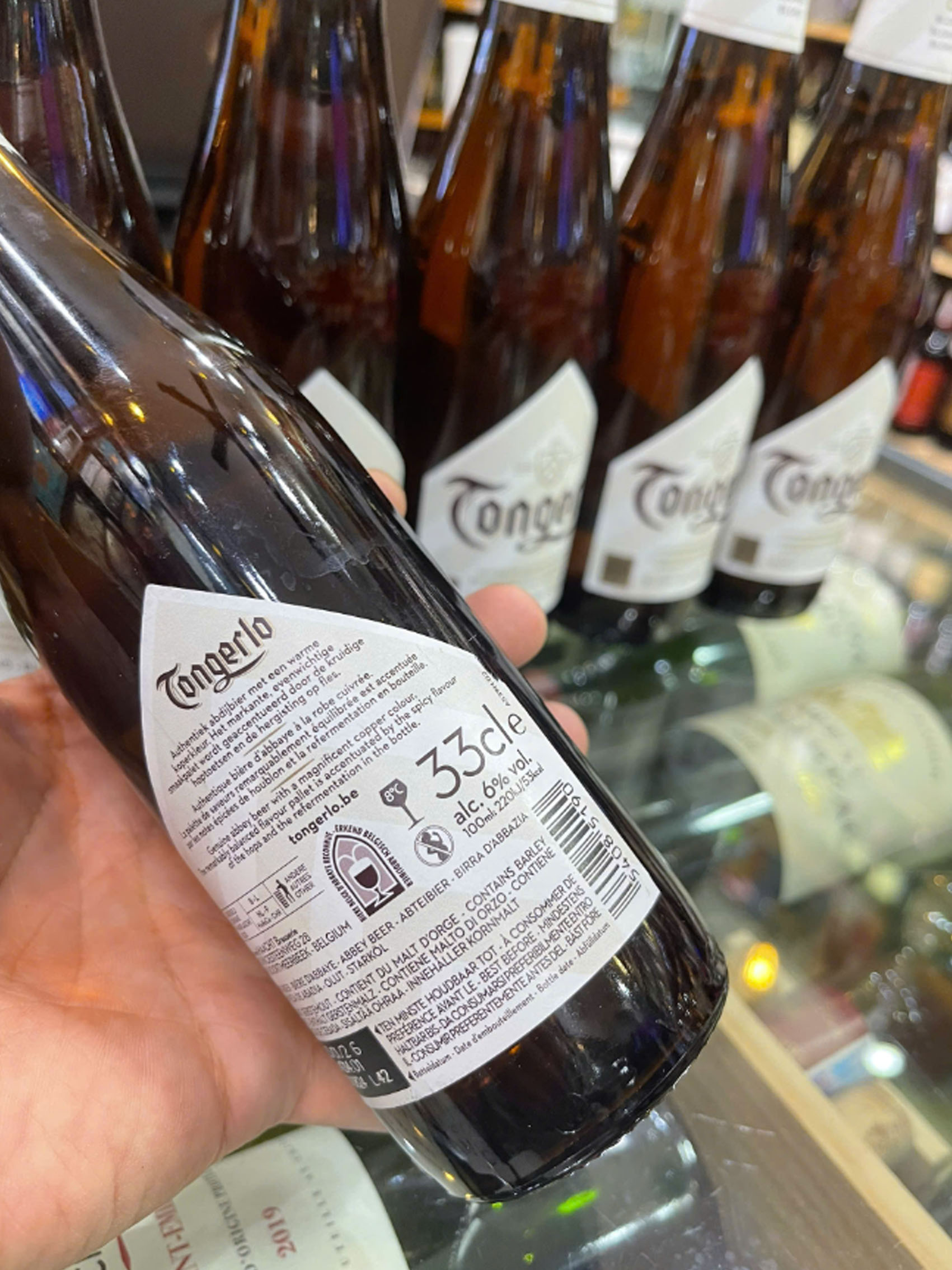 bia bỉ tongerlo lux blond