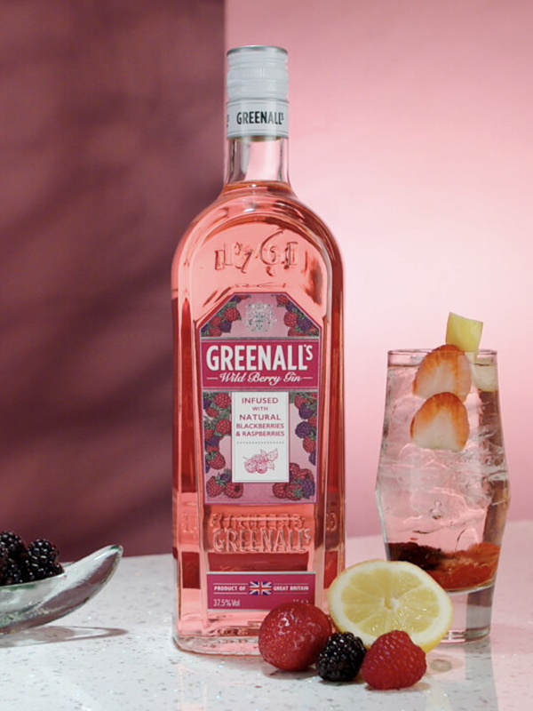 rượu gin greenalls wild berry