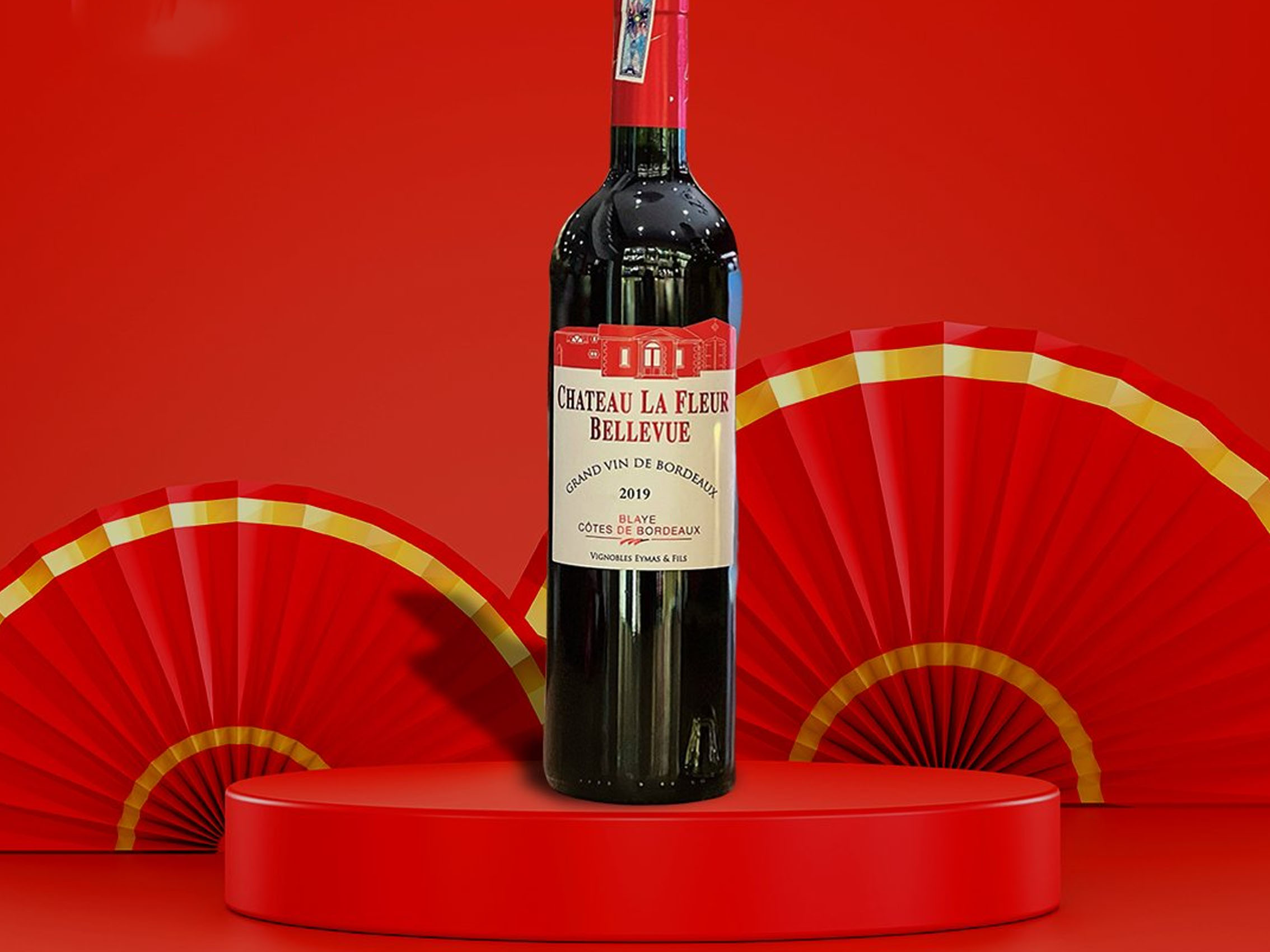 rượu vang château la fleur bellevue rouge