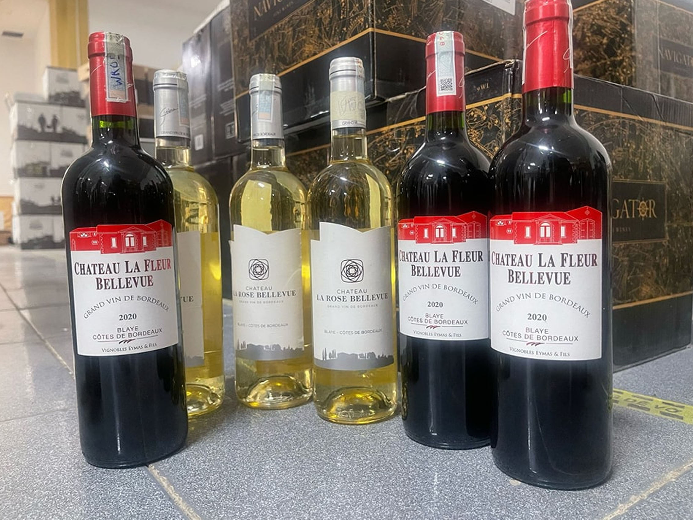 rượu vang château la fleur bellevue rouge