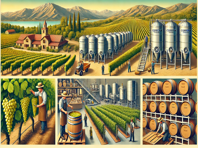 rượu vang cosecha chardonnay