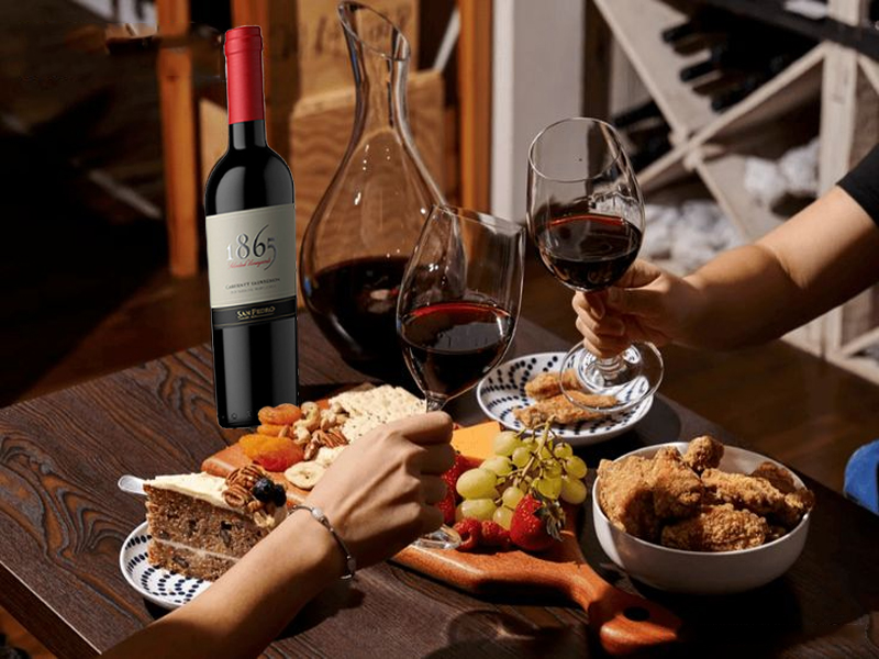 rượu vang đỏ chile 1865 cabernet sauvignon