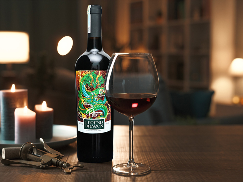 rượu vang đỏ nam phi legend dragon