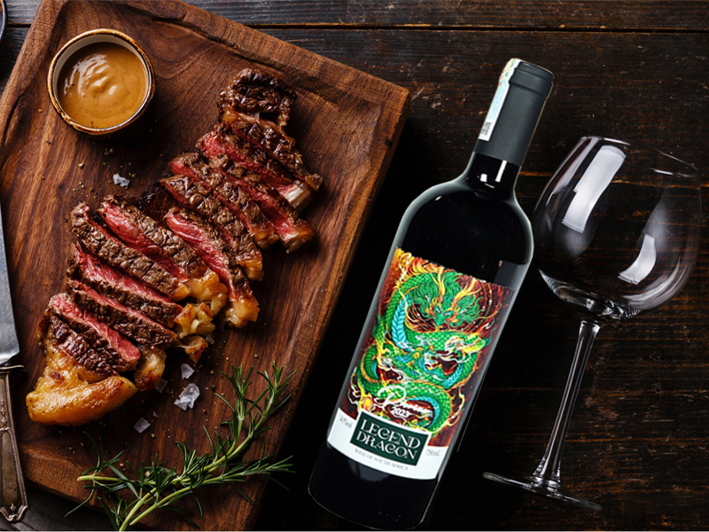 rượu vang đỏ nam phi legend dragon
