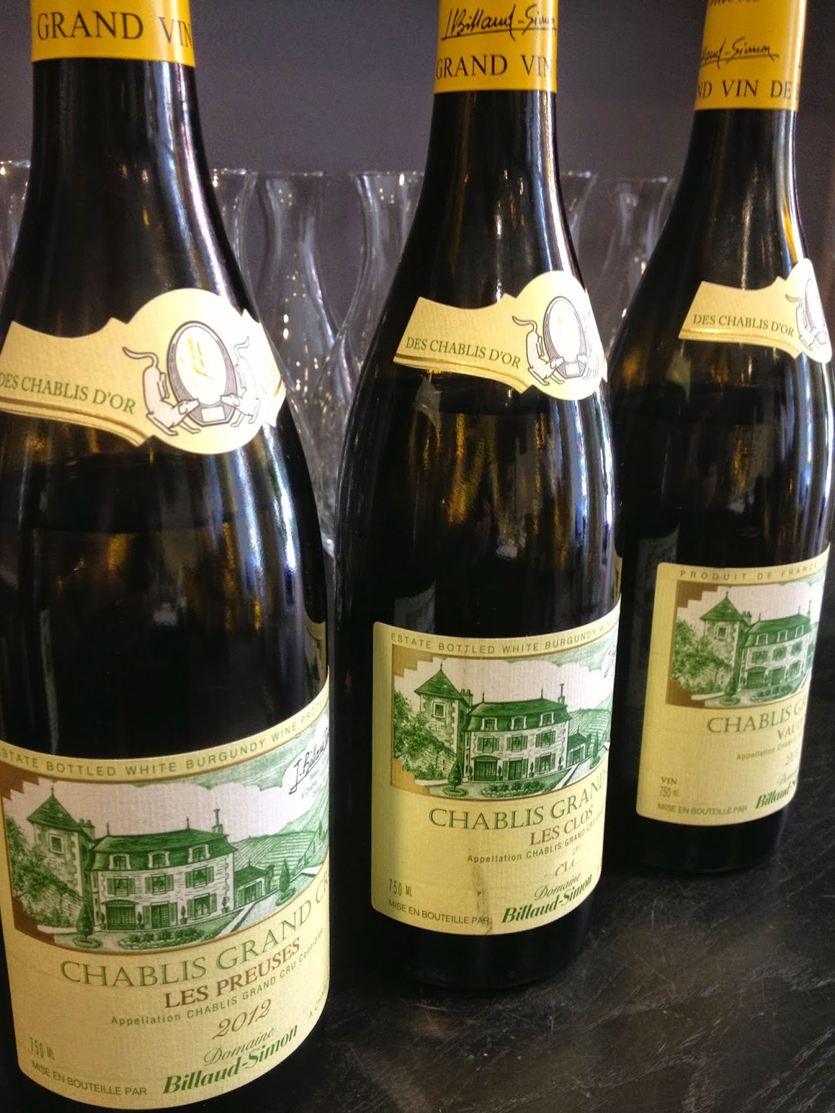 rượu vang domaine billaud-simon chablis premier cru les clos 2018