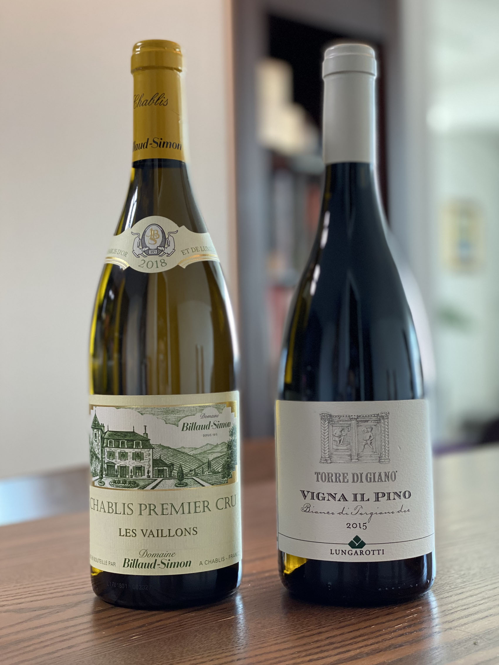 rượu vang domaine billaud-simon chablis premier cru les vaillons 2018