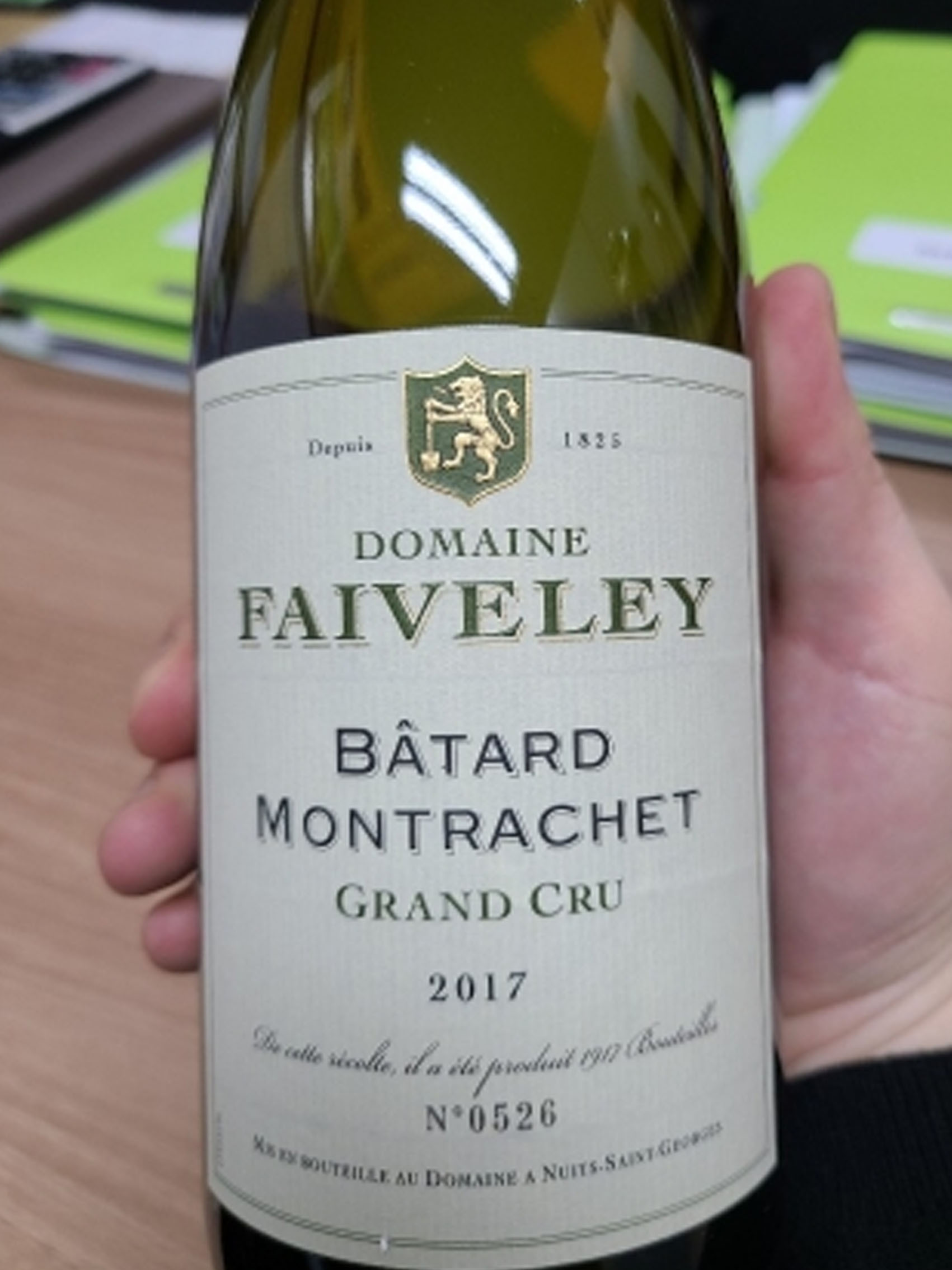 rượu vang domaine faiveley bâtard montrachet grand cru