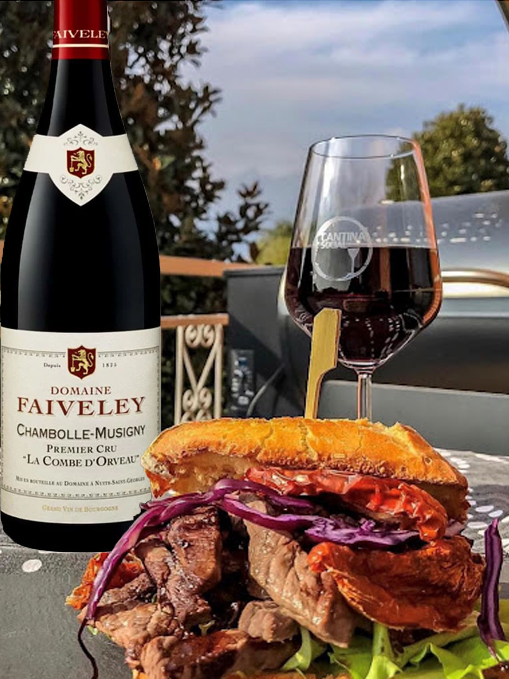 rượu vang domaine faiveley chambolle musigny premier cru la combe d'orveau