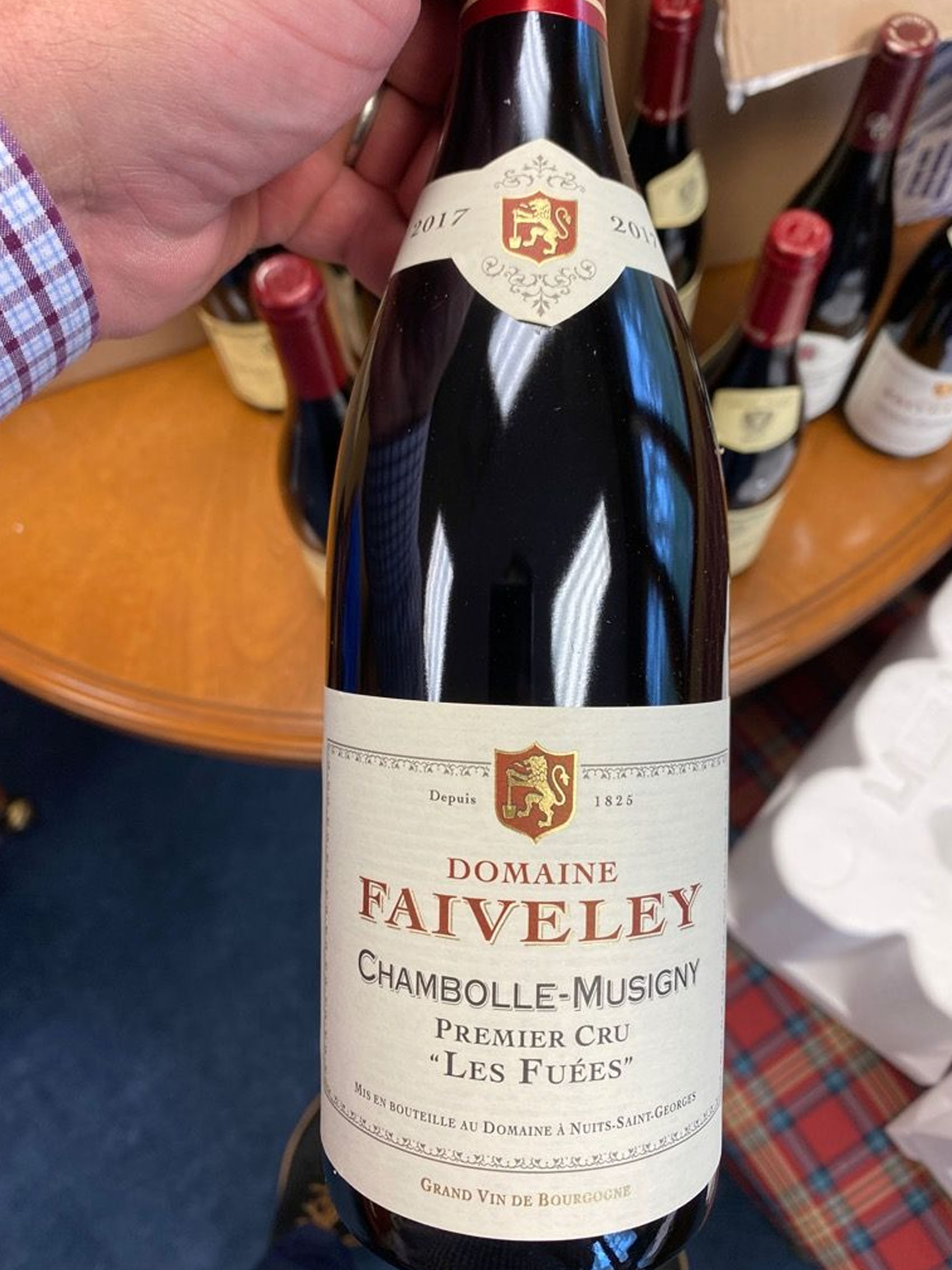 rượu vang domaine faiveley chambolle musigny premier cru les fuées