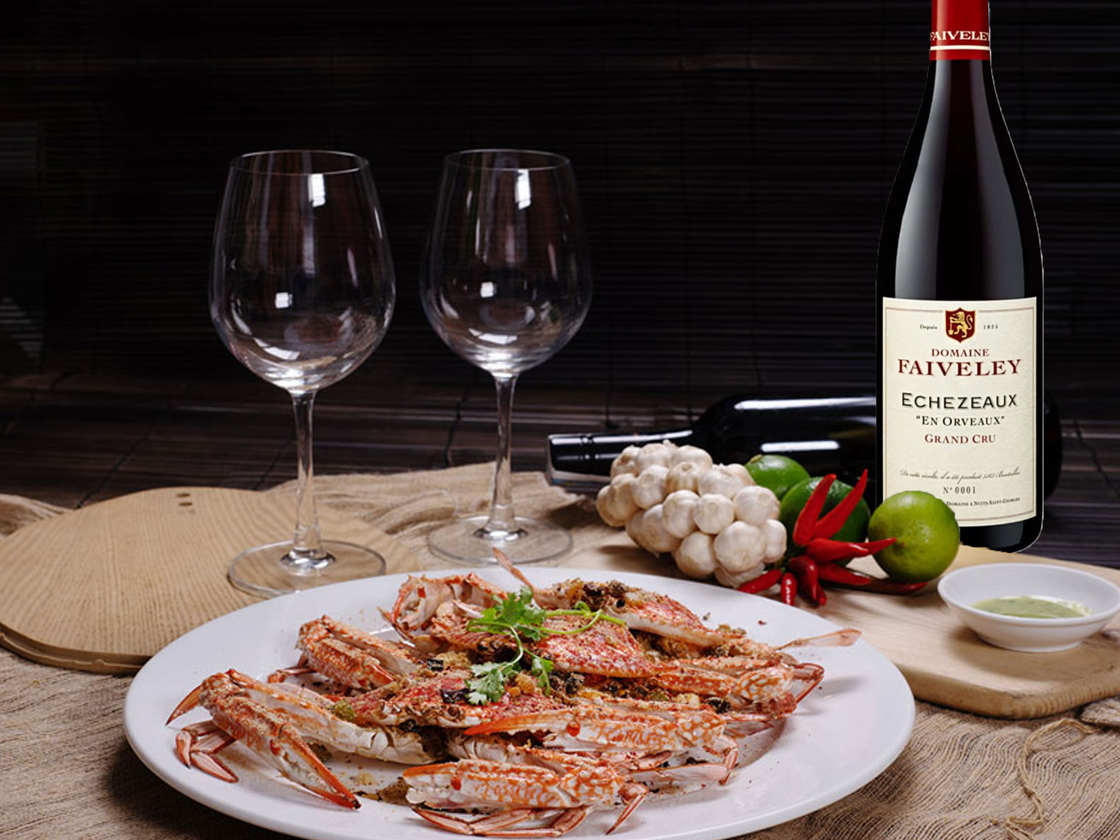 rượu vang domaine faiveley echezeaux en orveaux grand cru 2005