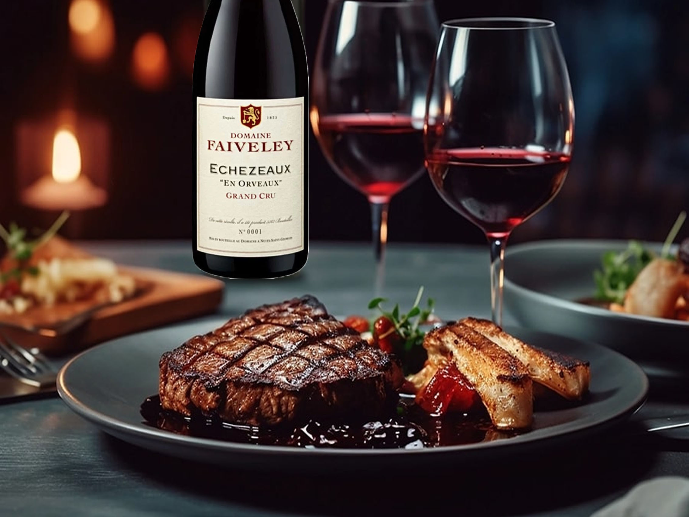 rượu vang domaine faiveley echezeaux en orveaux grand cru 2005