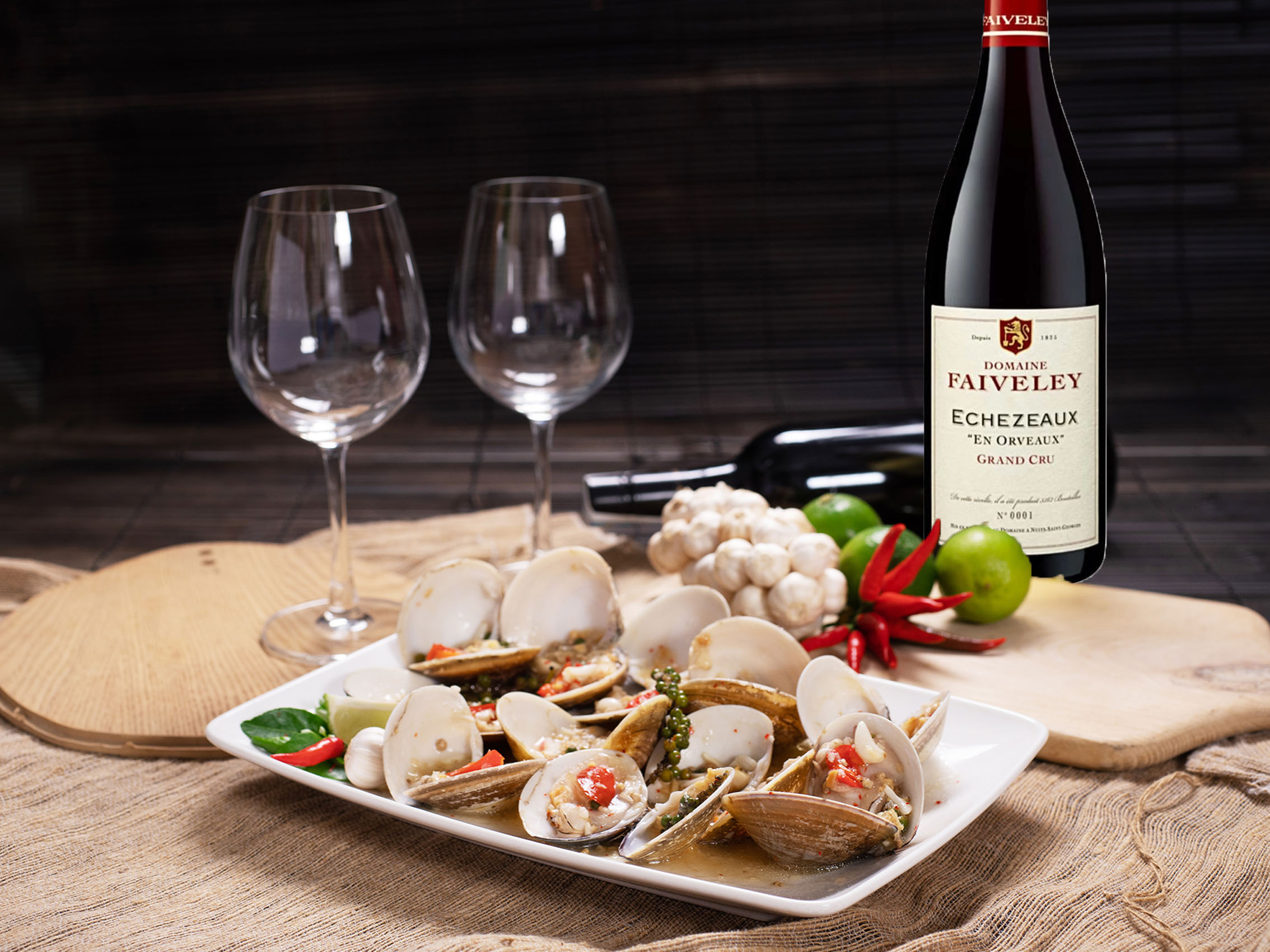 rượu vang domaine faiveley echezeaux en orveaux grand cru 2017