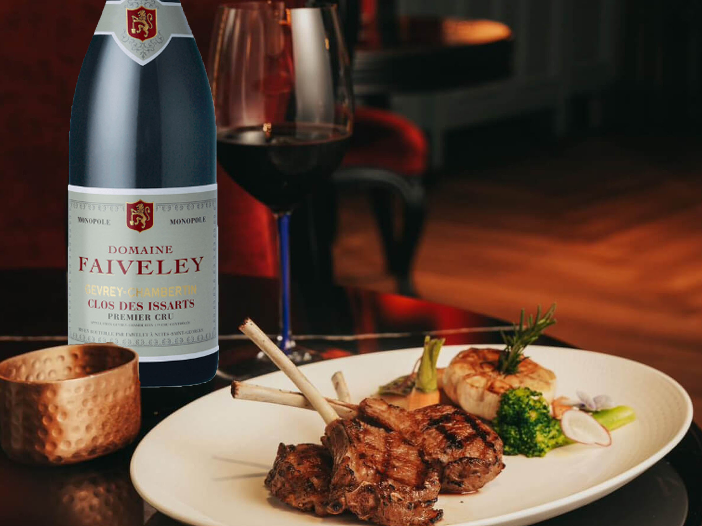 rượu vang domaine faiveley gevrey chambertin premier cru clos des issarts monopole