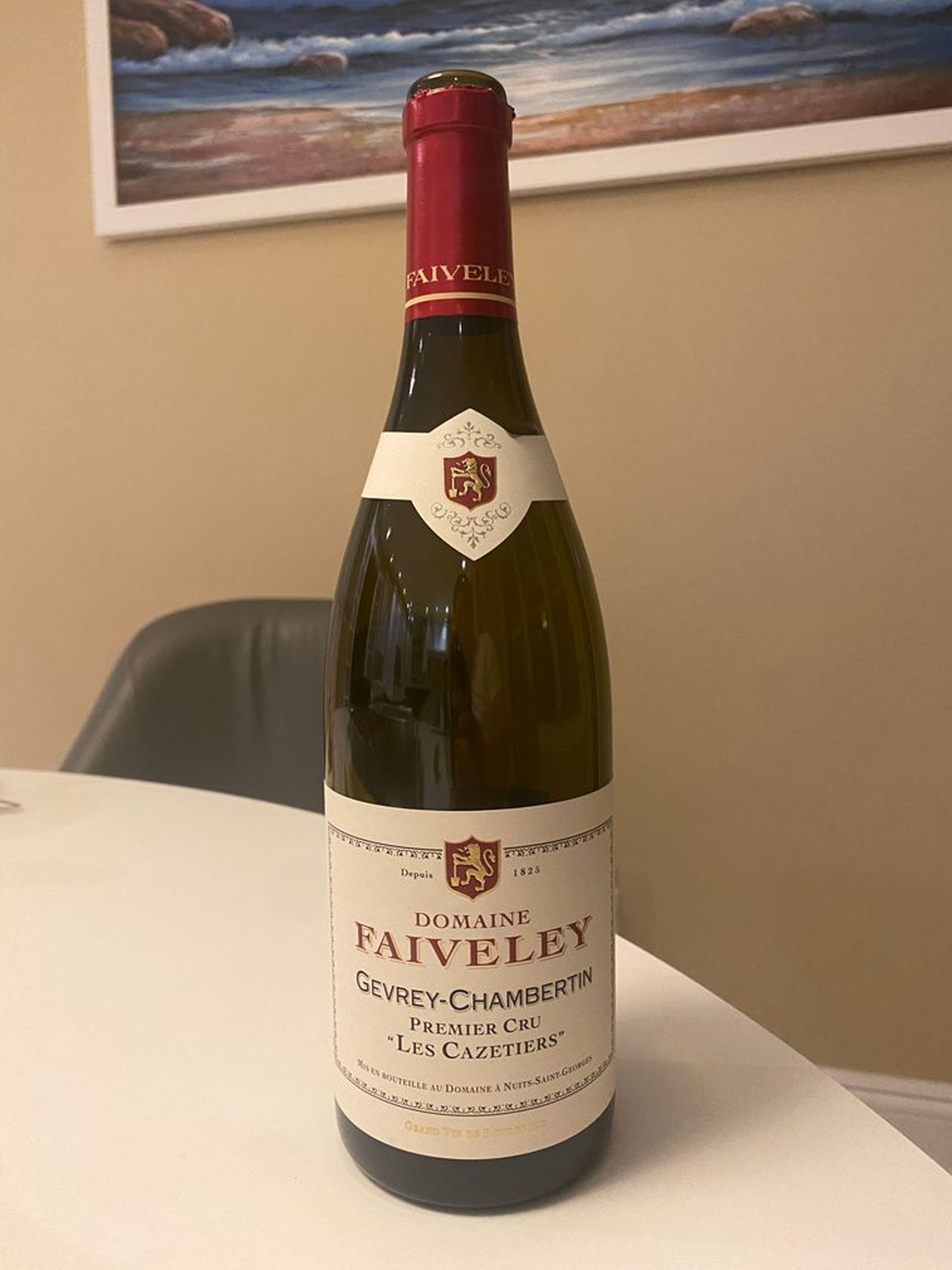 rượu vang domaine faiveley gevrey chambertin premier cru les cazetiers