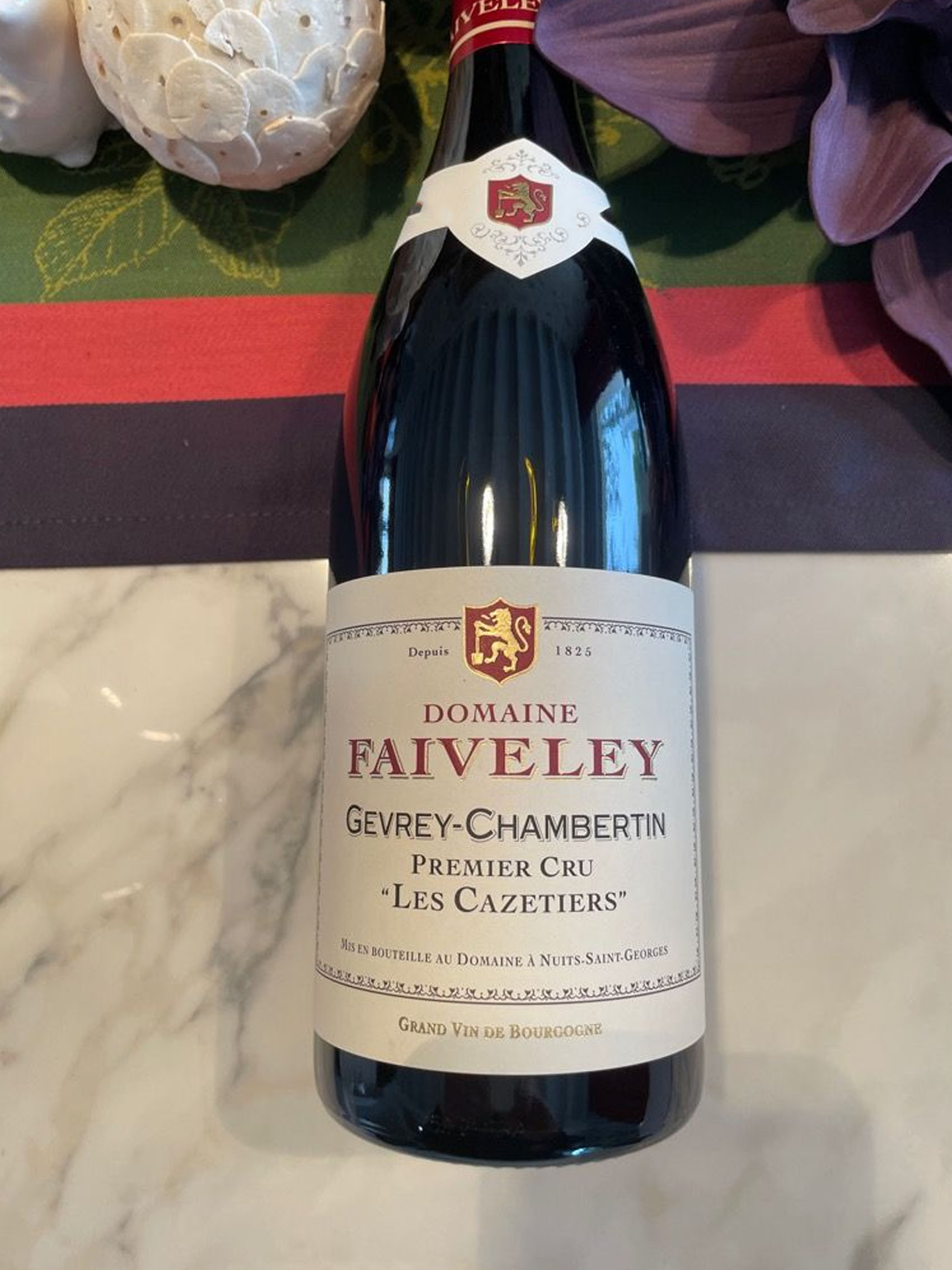 rượu vang domaine faiveley gevrey chambertin premier cru les cazetiers 2013