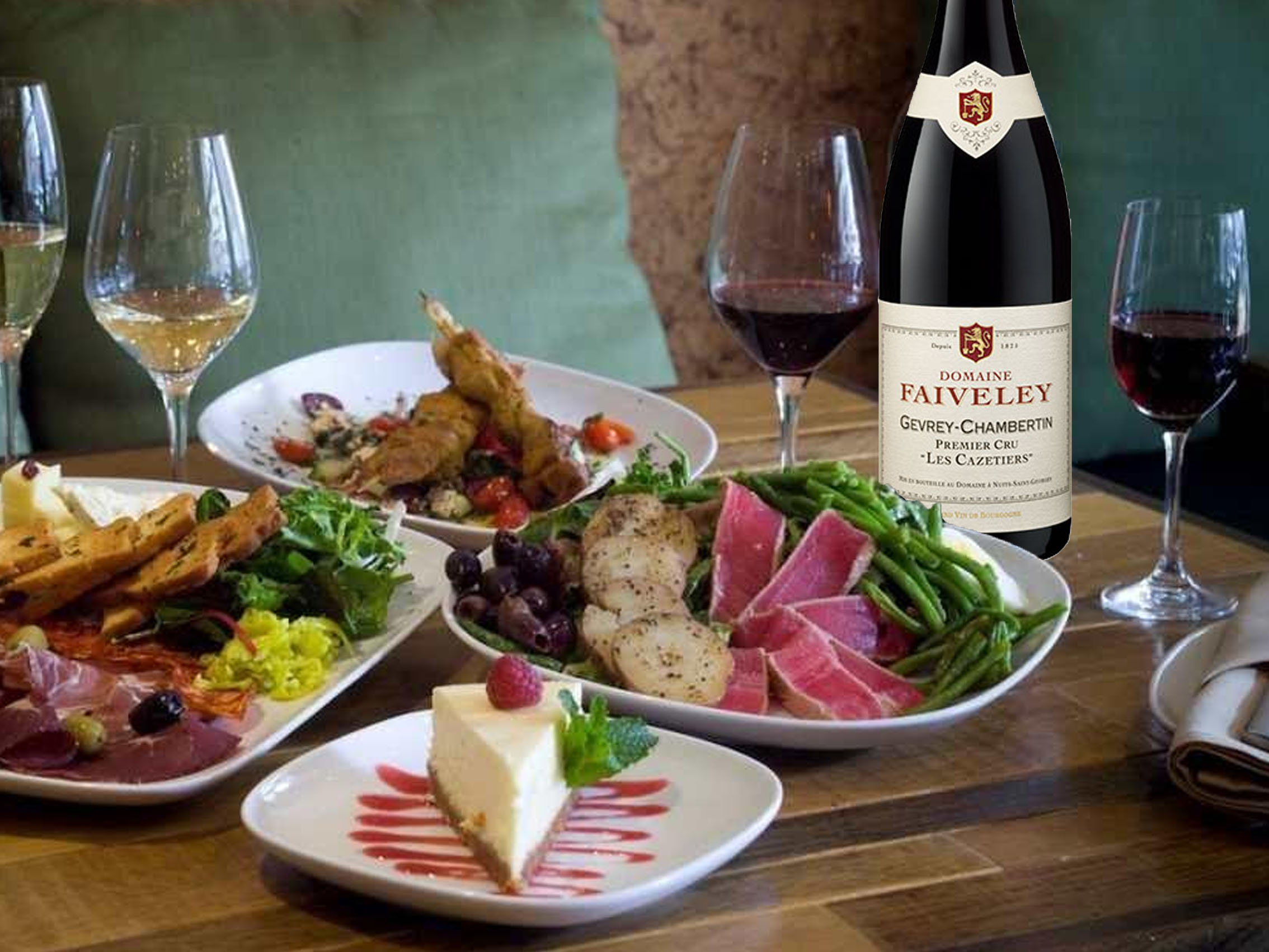 rượu vang domaine faiveley gevrey chambertin premier cru les cazetiers 2013