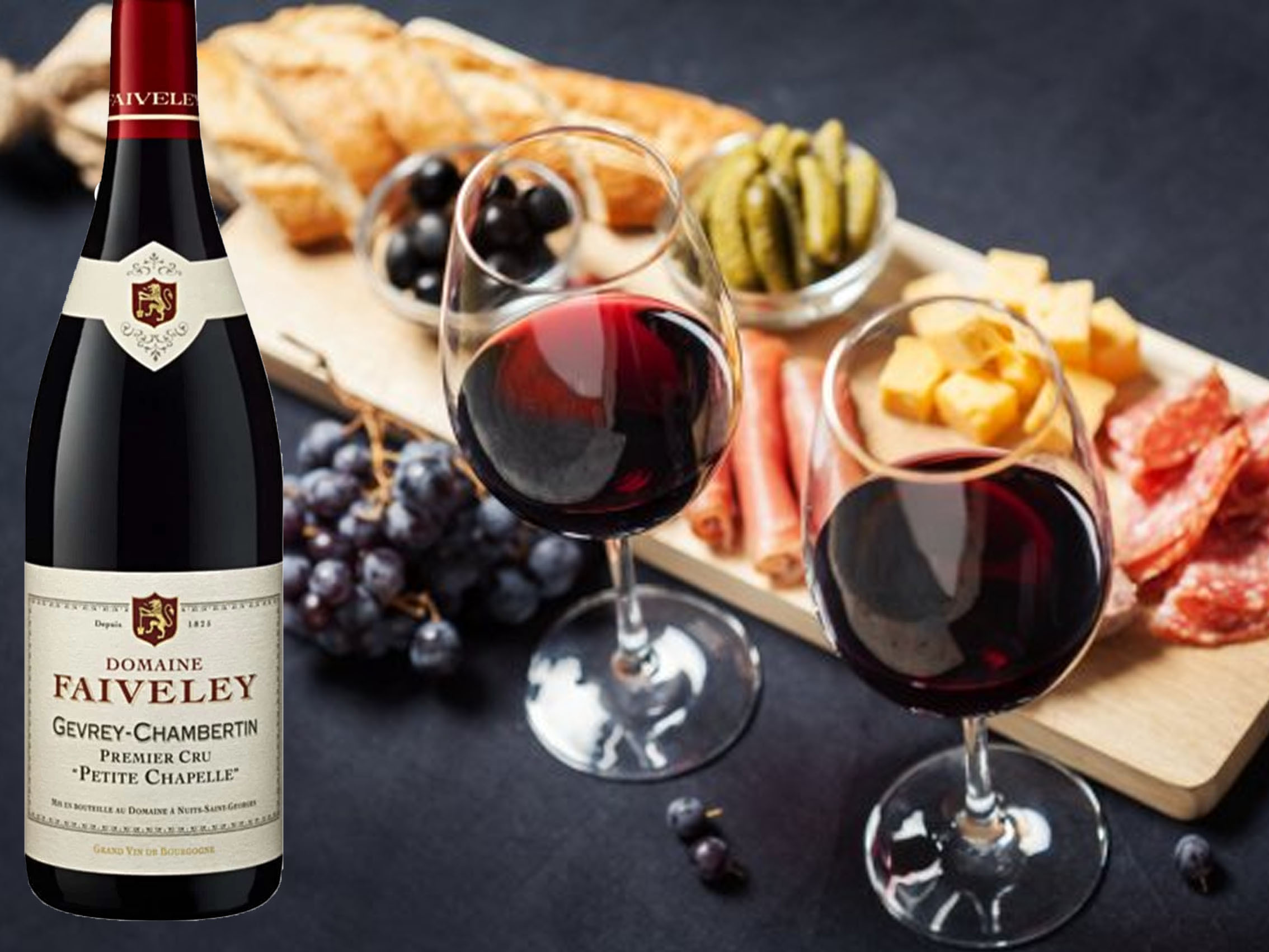 rượu vang domaine faiveley gevrey chambertin premier cru petite chapelle