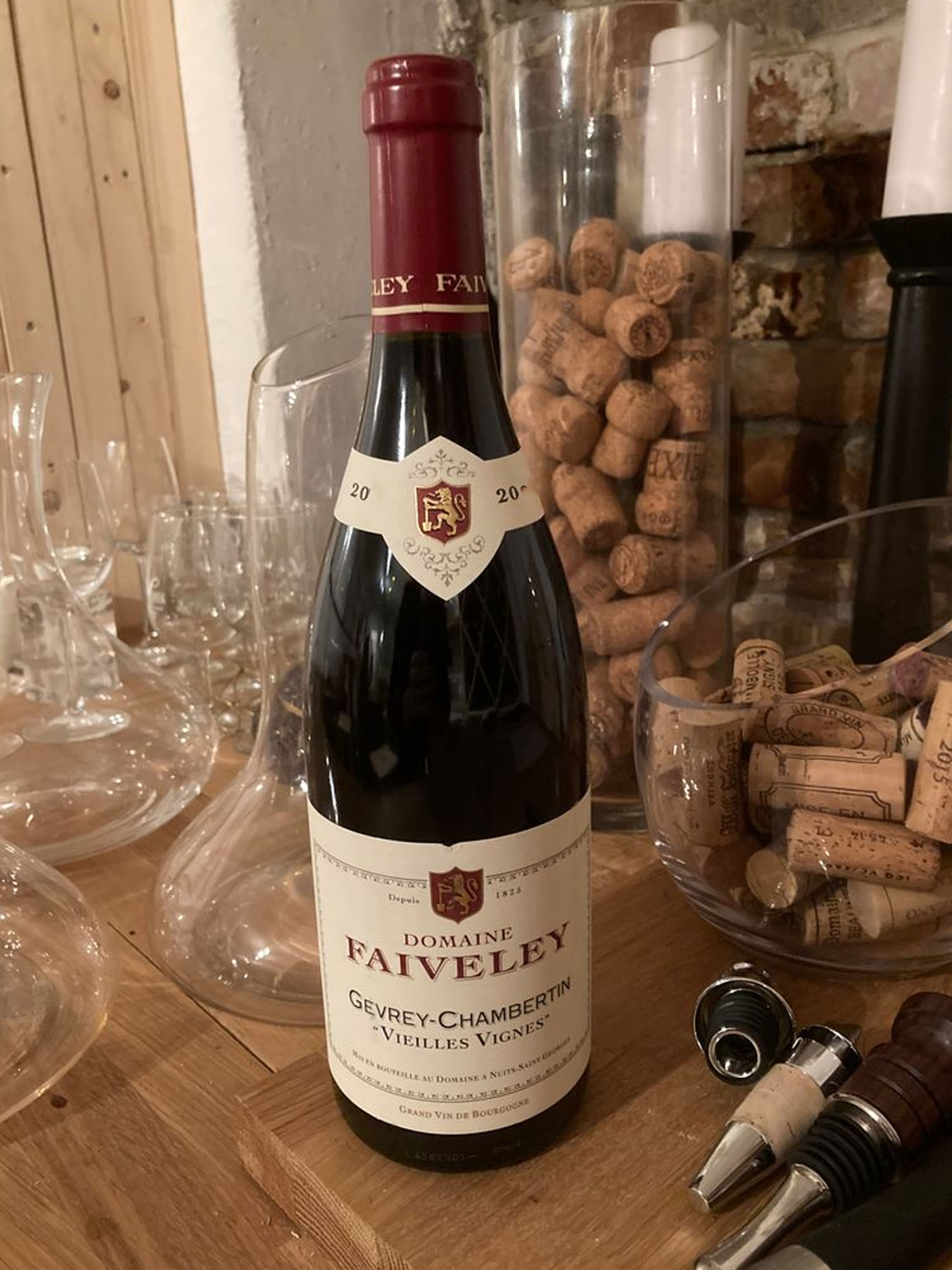 rượu vang domaine faiveley gevrey - chambertin vieilles vignes 2018