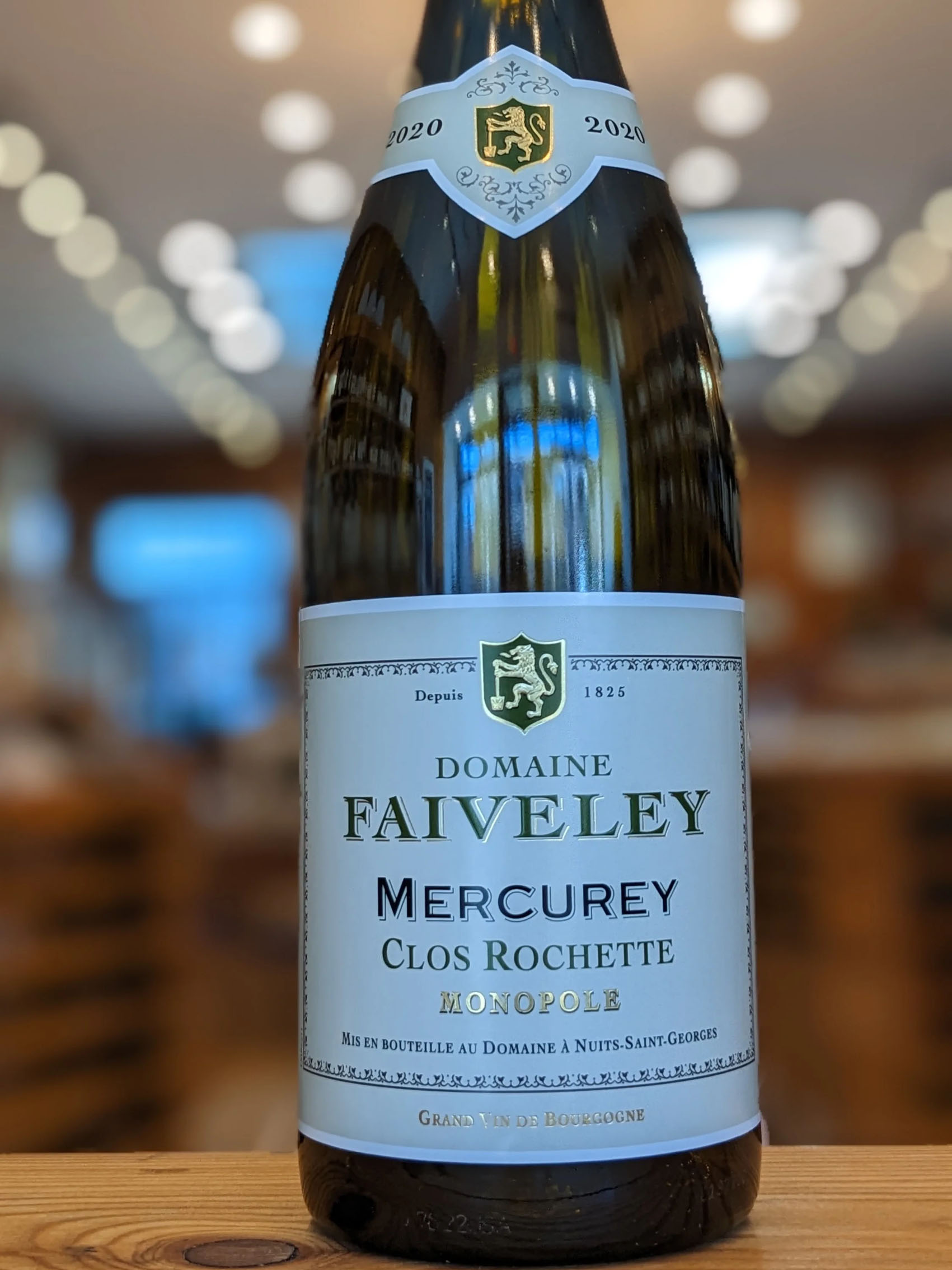 rượu vang domaine faiveley mercurey clos rochette monopole 2020