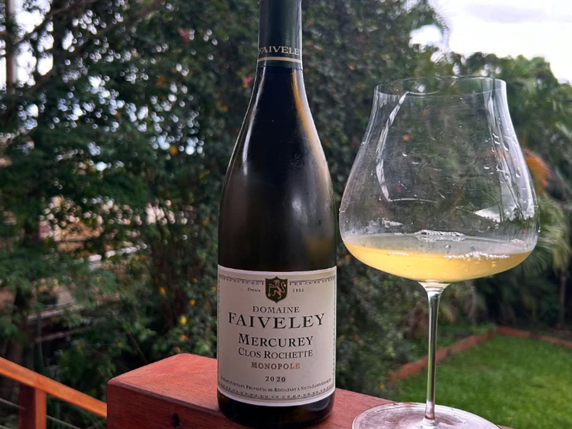 rượu vang domaine faiveley mercurey clos rochette monopole 2020