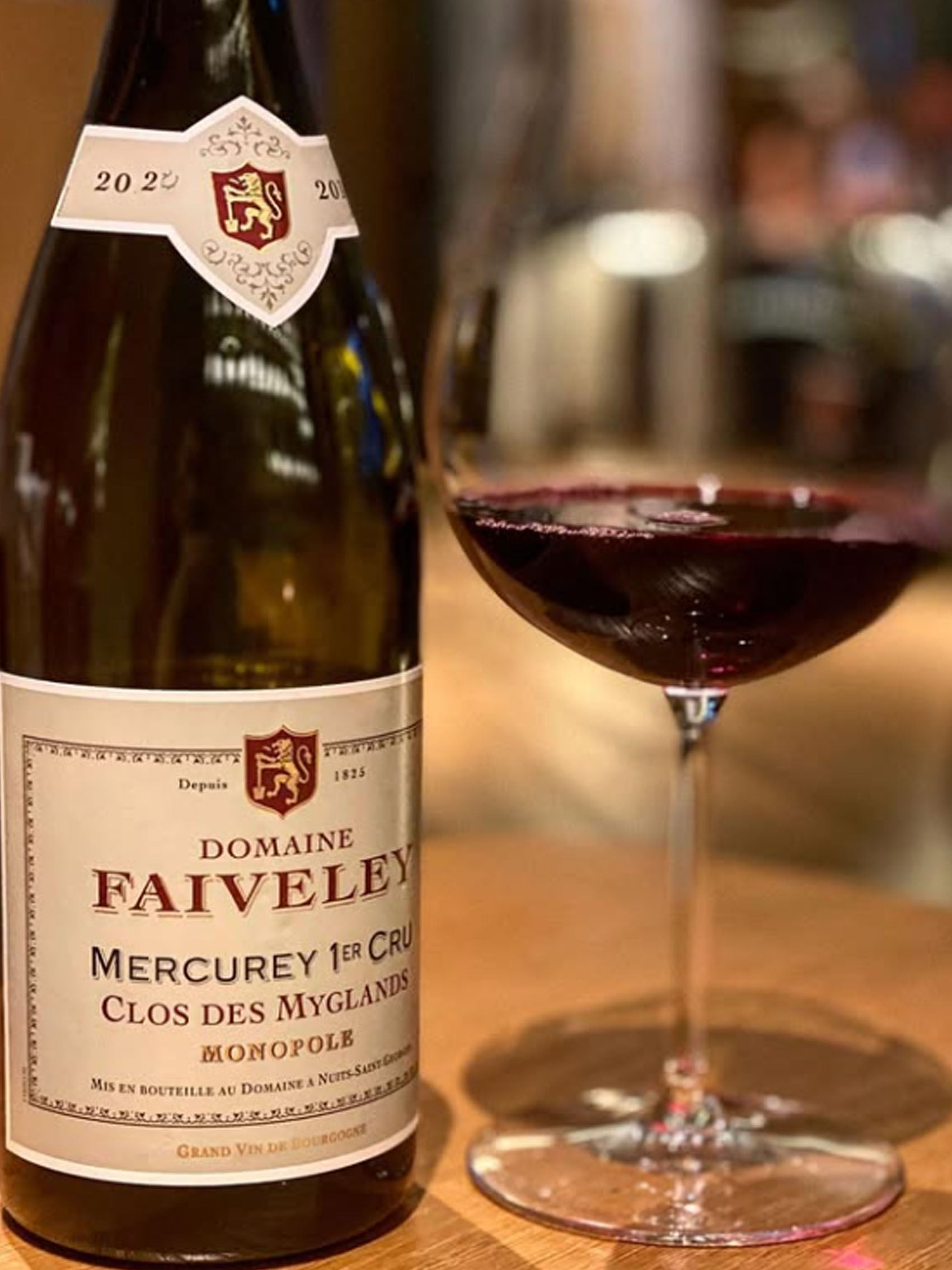 rượu vang domaine faiveley mercurey premier cru clos des myglands monopole 2020