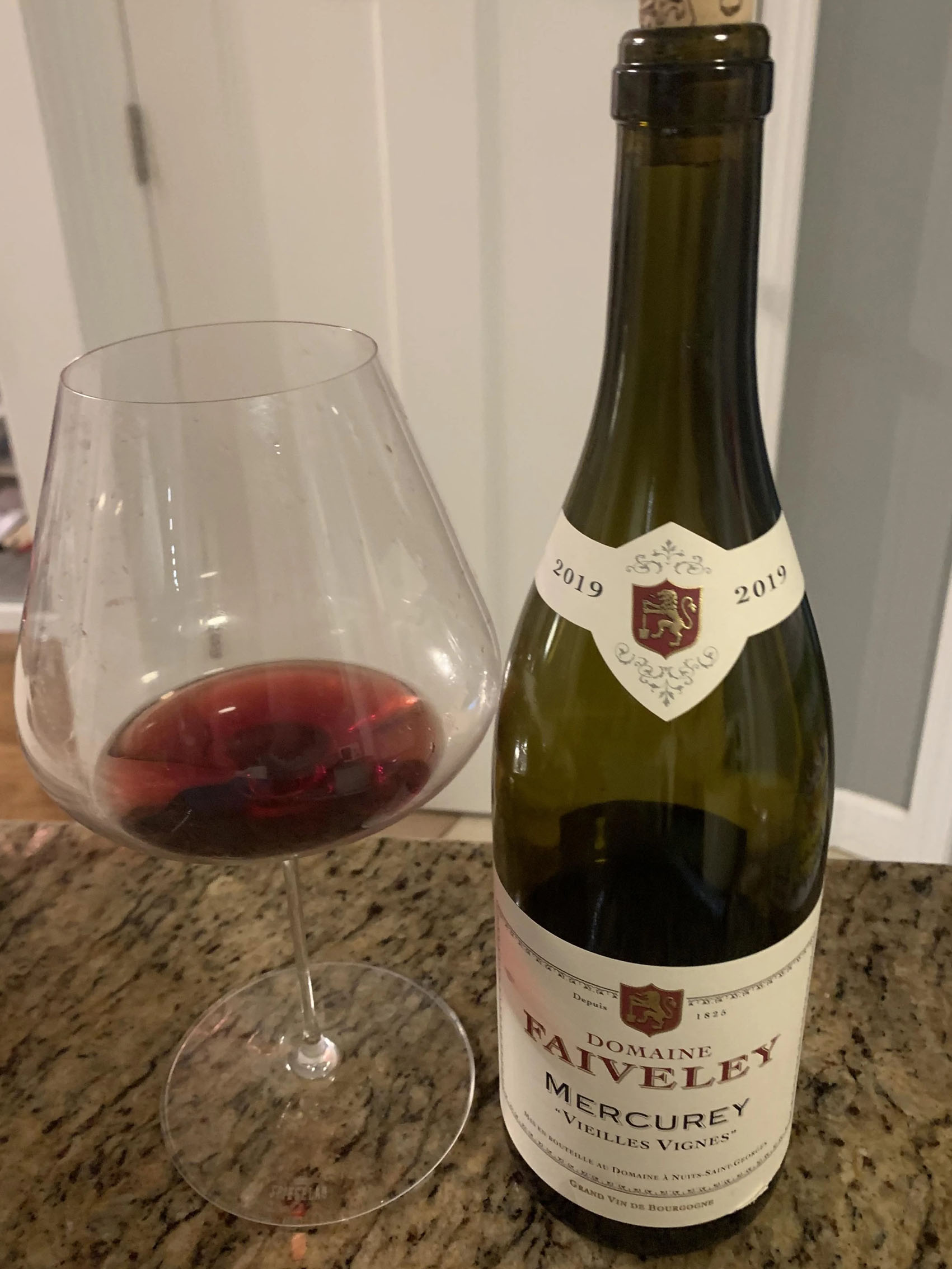 rượu vang domaine faiveley mercurey vieilles vignes 2019