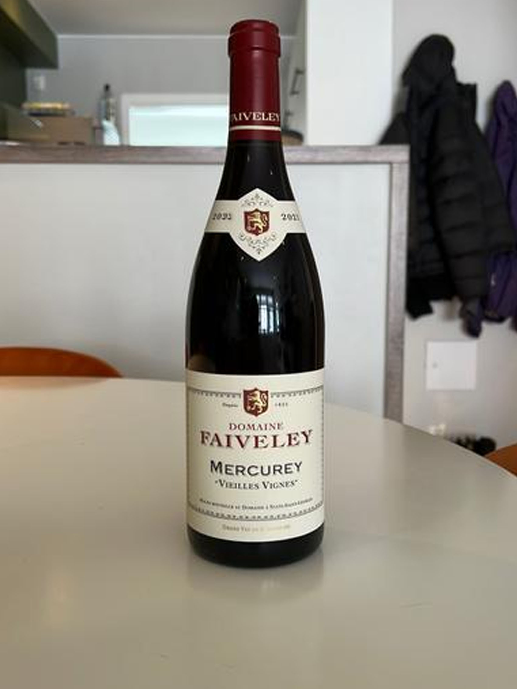 rượu vang domaine faiveley mercurey vieilles vignes 2020