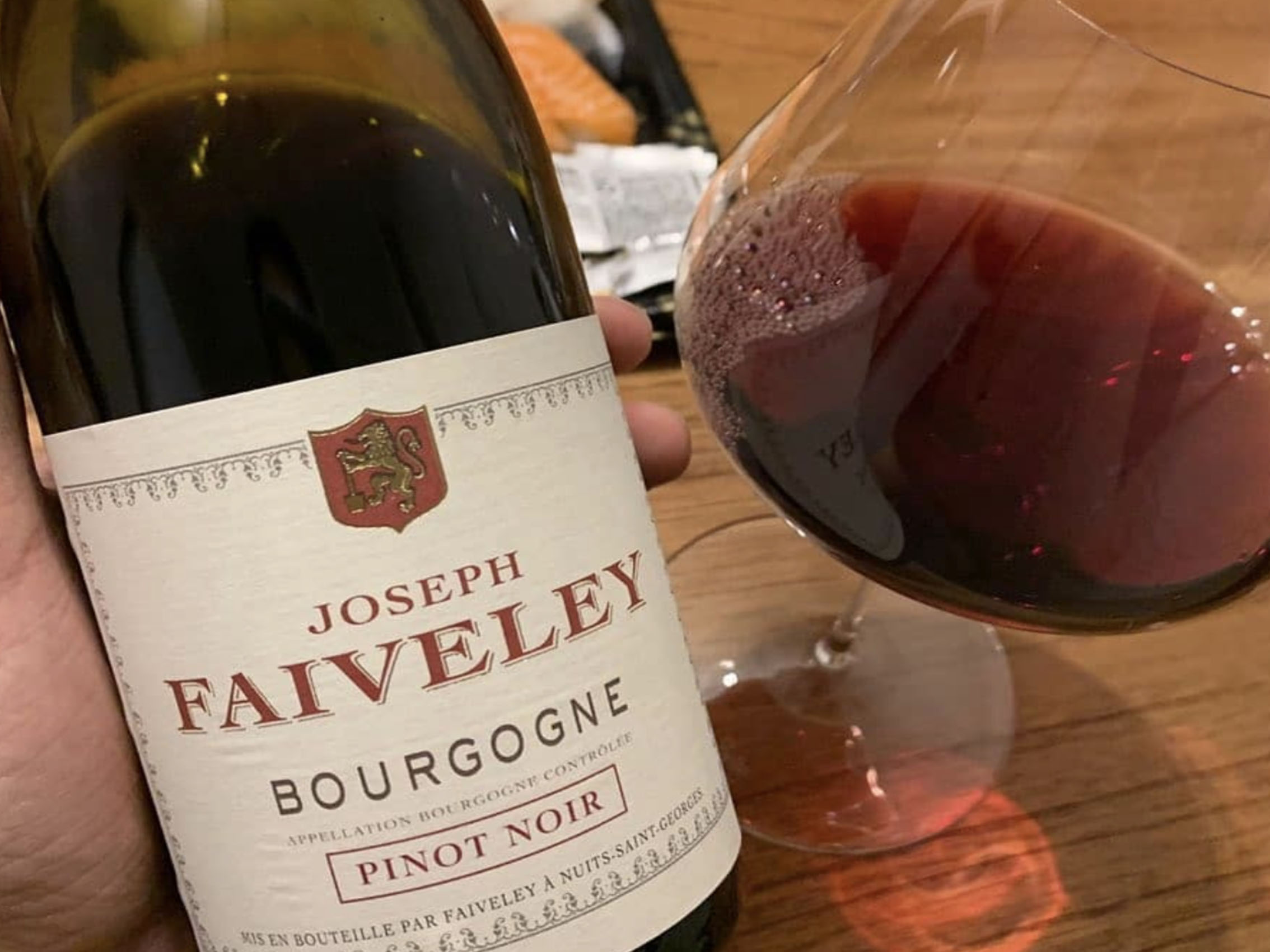 rượu vang joseph faiveley bourgogne pinot noir 2020