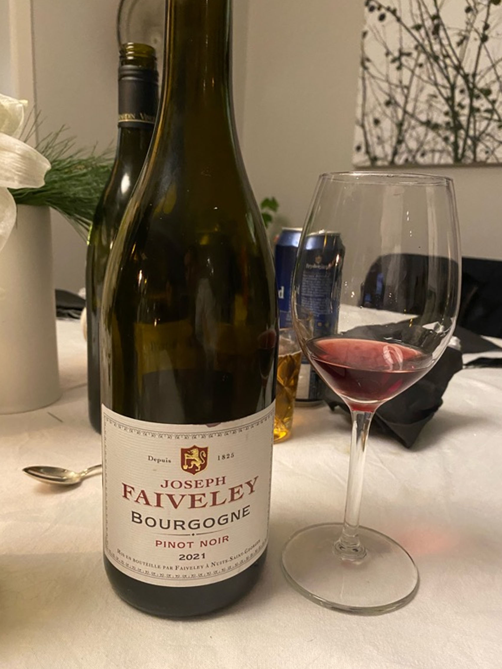 rượu vang joseph faiveley bourgogne pinot noir 2021