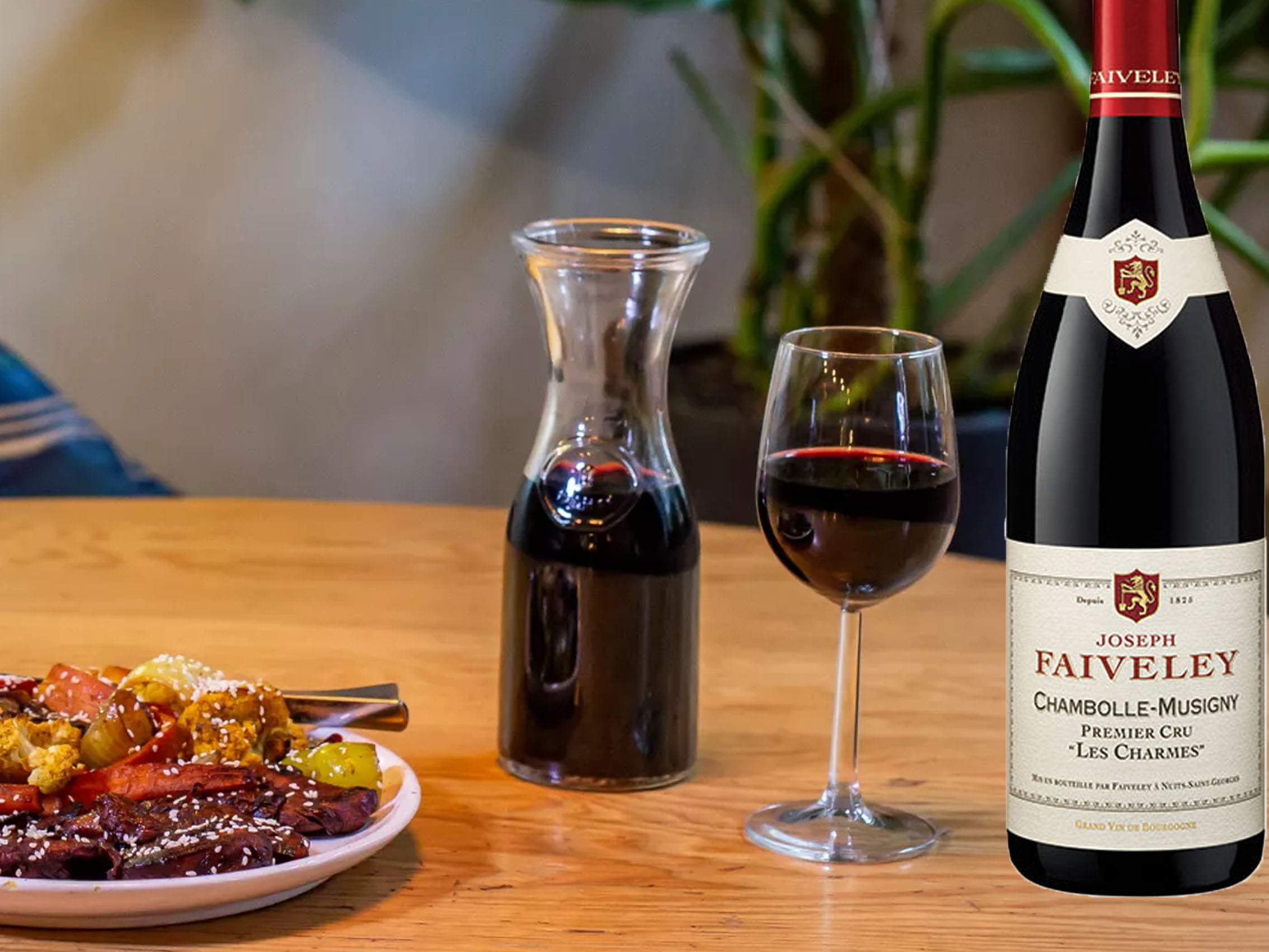 rượu vang joseph faiveley chambolle musigny premier cru les charmes 2013