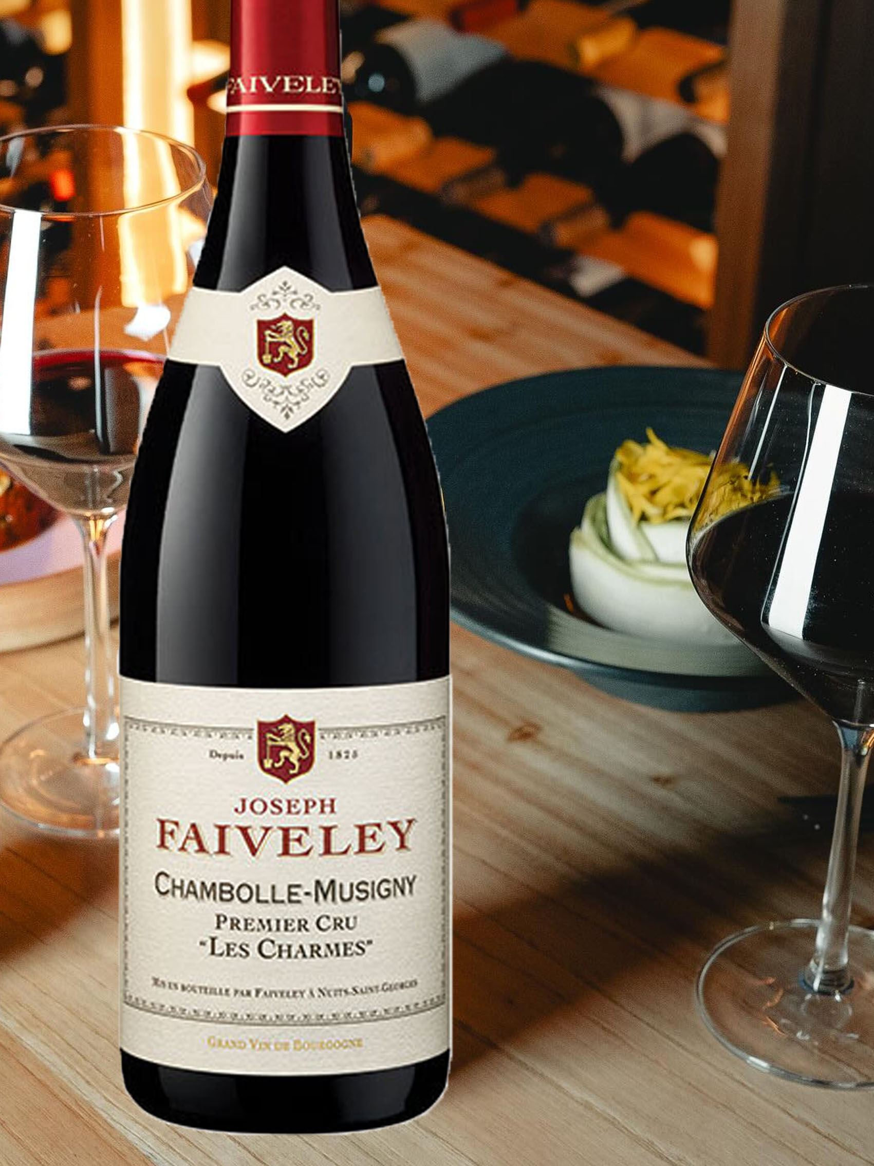 rượu vang joseph faiveley chambolle musigny premier cru les charmes 2013