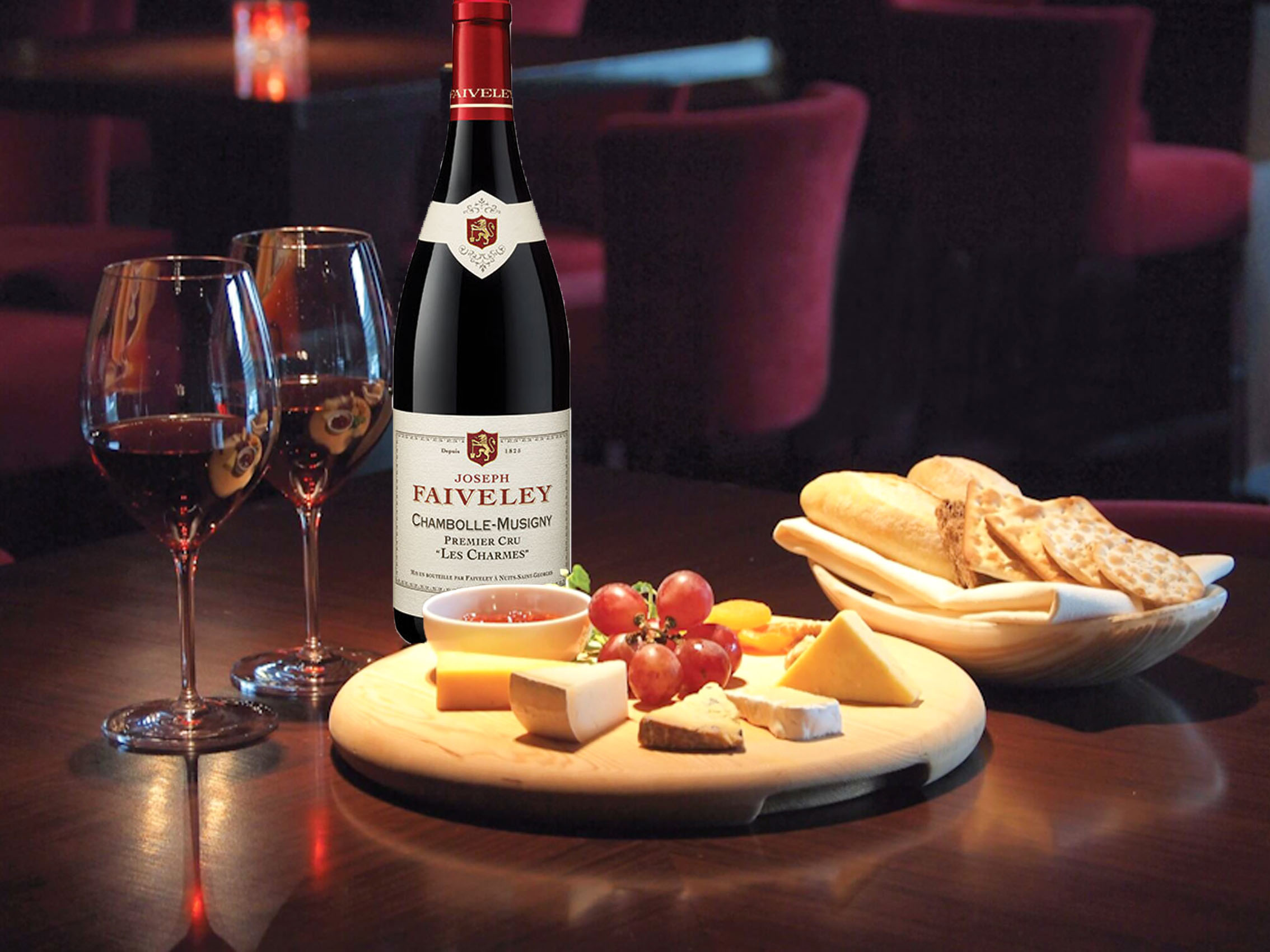 rượu vang joseph faiveley chambolle musigny premier cru les charmes 2014