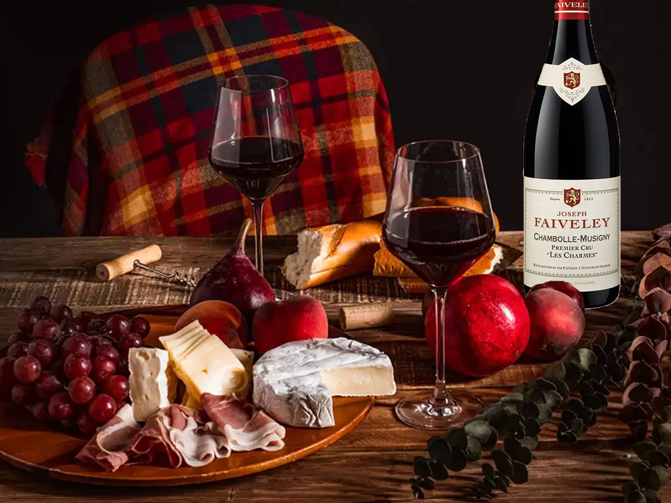 rượu vang joseph faiveley chambolle musigny premier cru les charmes 2017