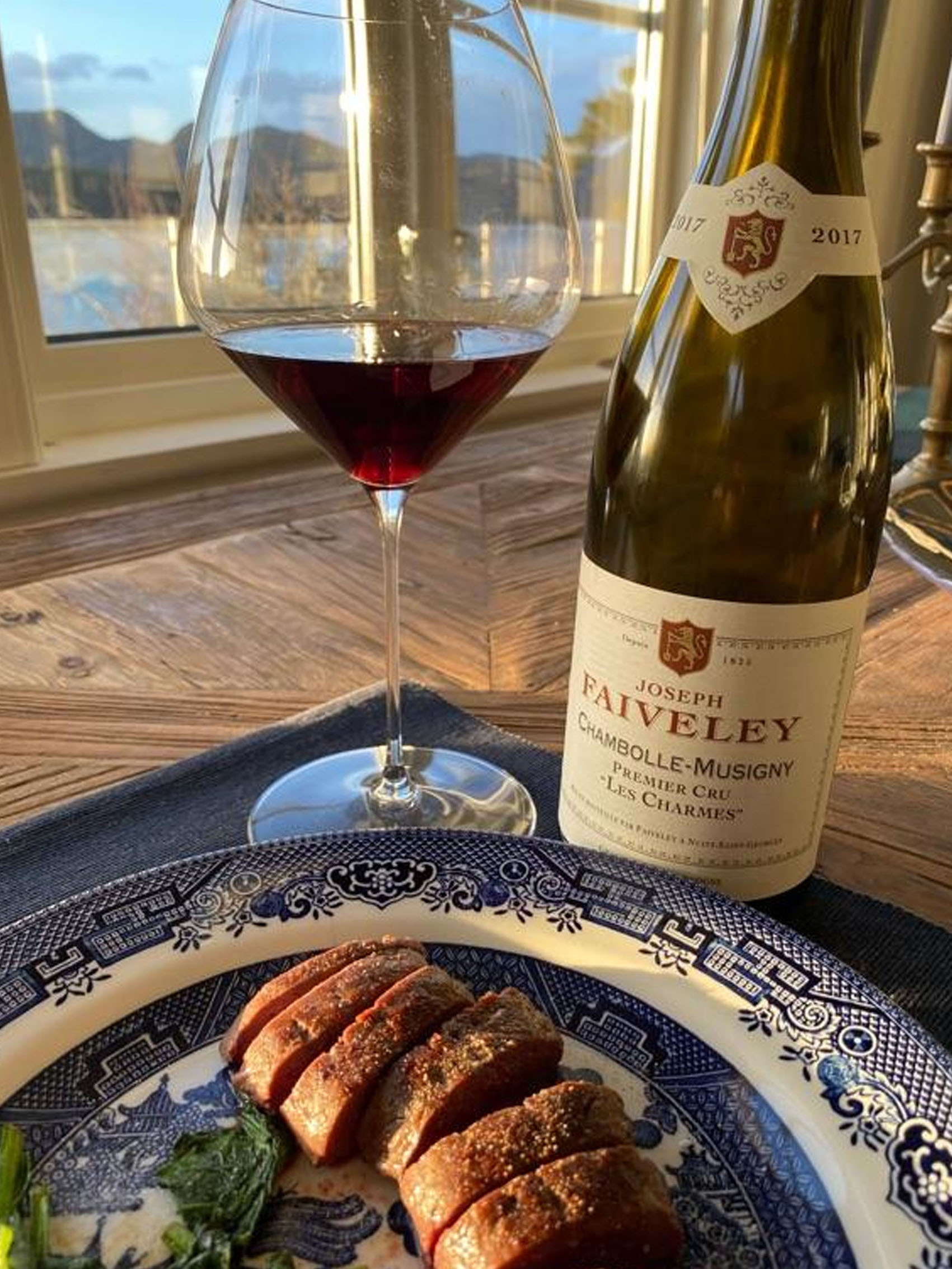 rượu vang joseph faiveley chambolle musigny premier cru les charmes 2017