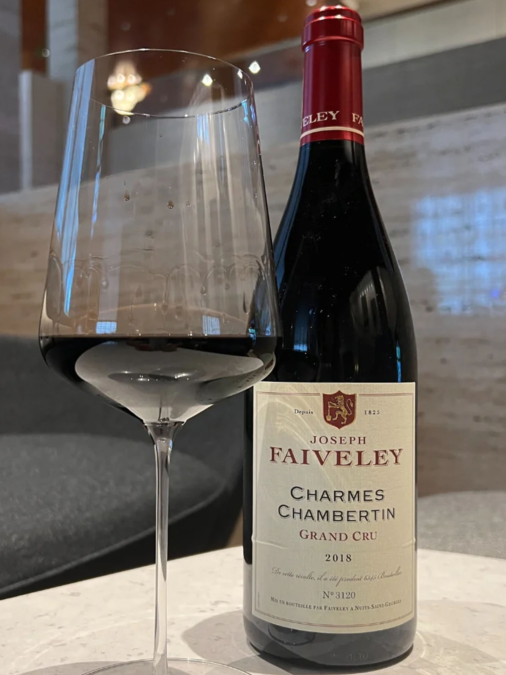 rượu vang joseph faiveley charmes chambertin grand cru