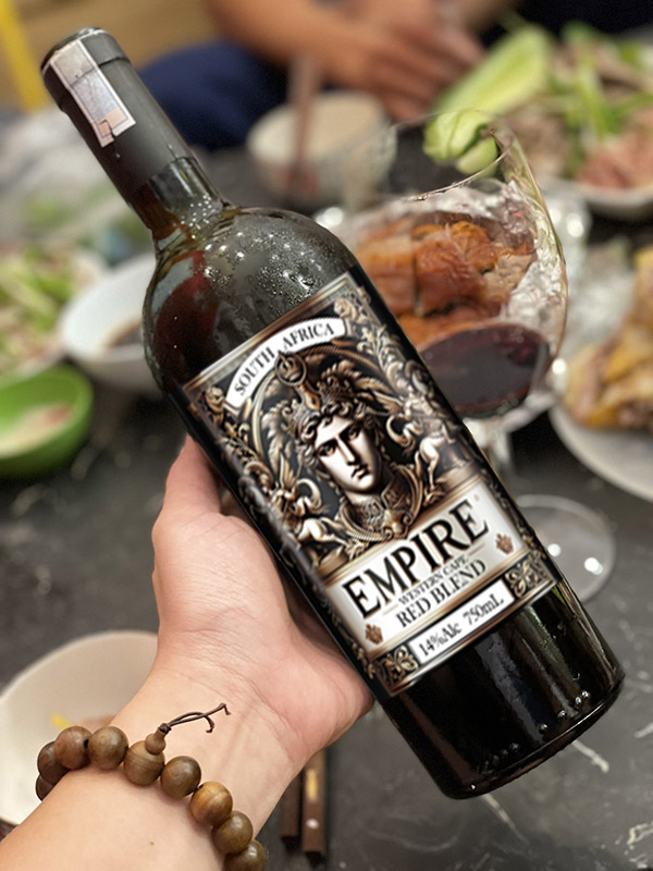 rượu vang nam phi empire western cape red blend