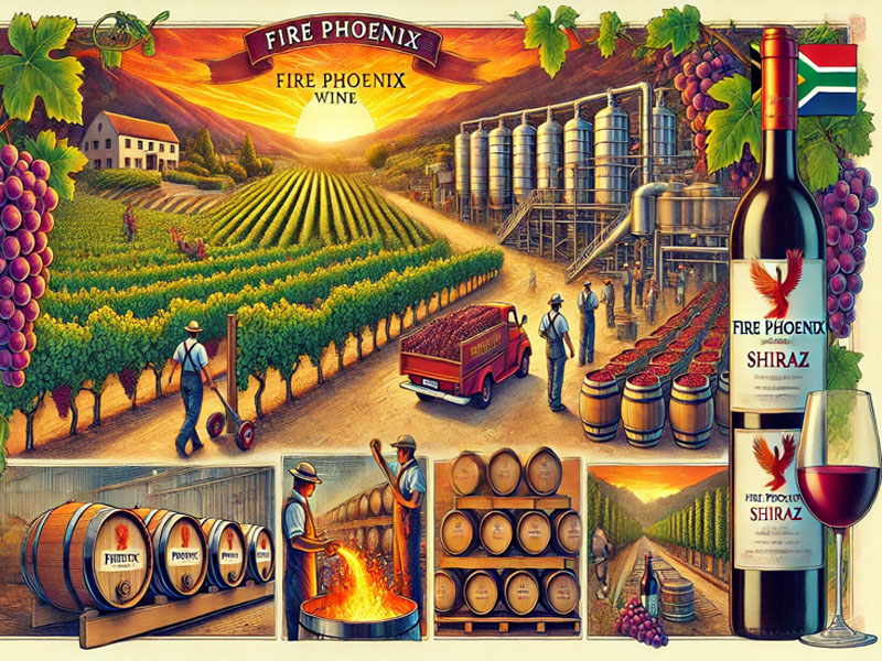 rượu vang nam phi fire phoenix