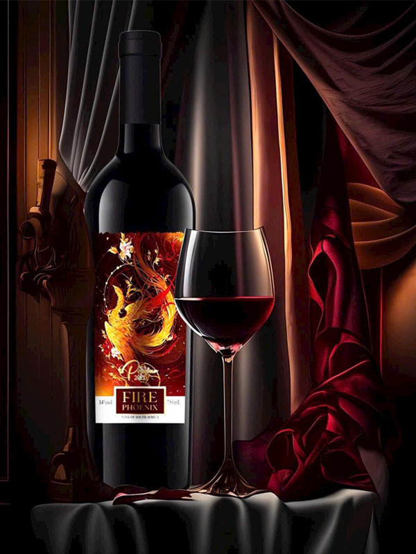 rượu vang nam phi fire phoenix